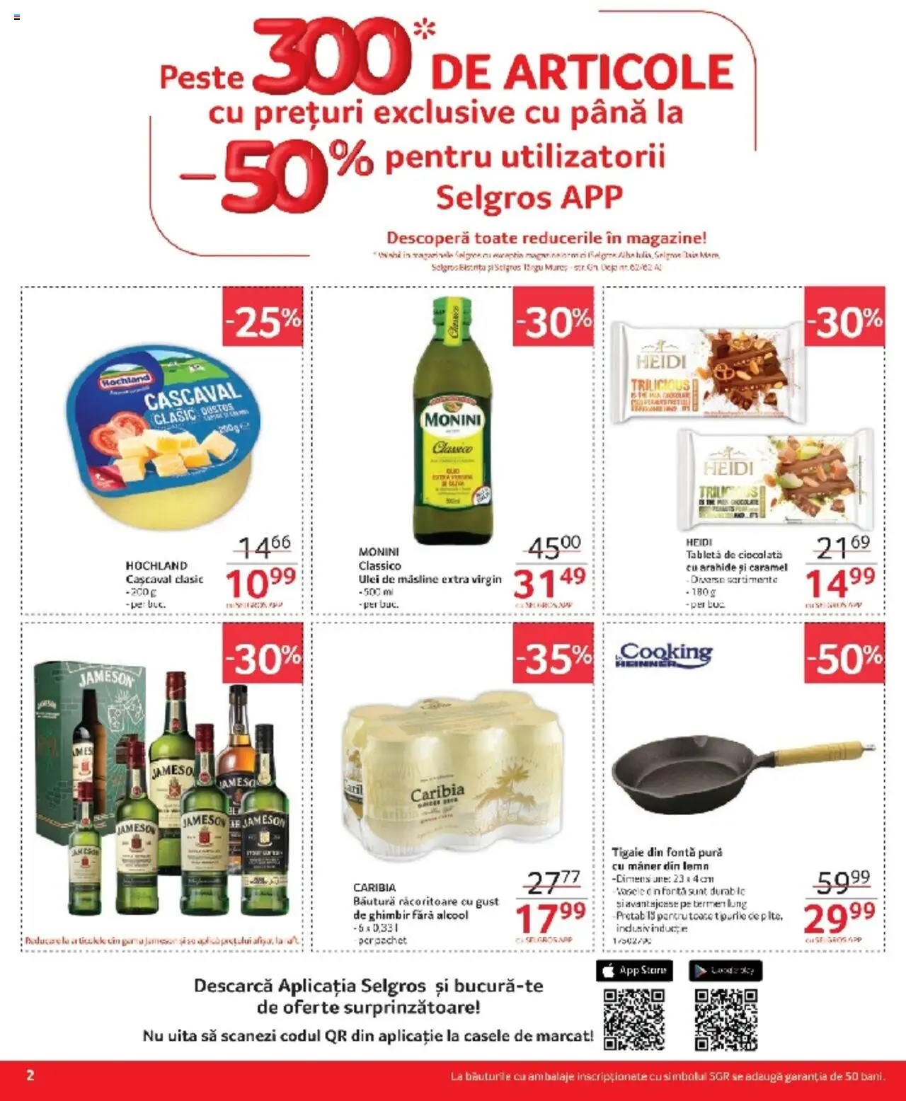 Catalog Selgros 7 - 20 Martie 2025 | Pagina 2 | Produse: Raft, Măsline, Ciocolată, Pește