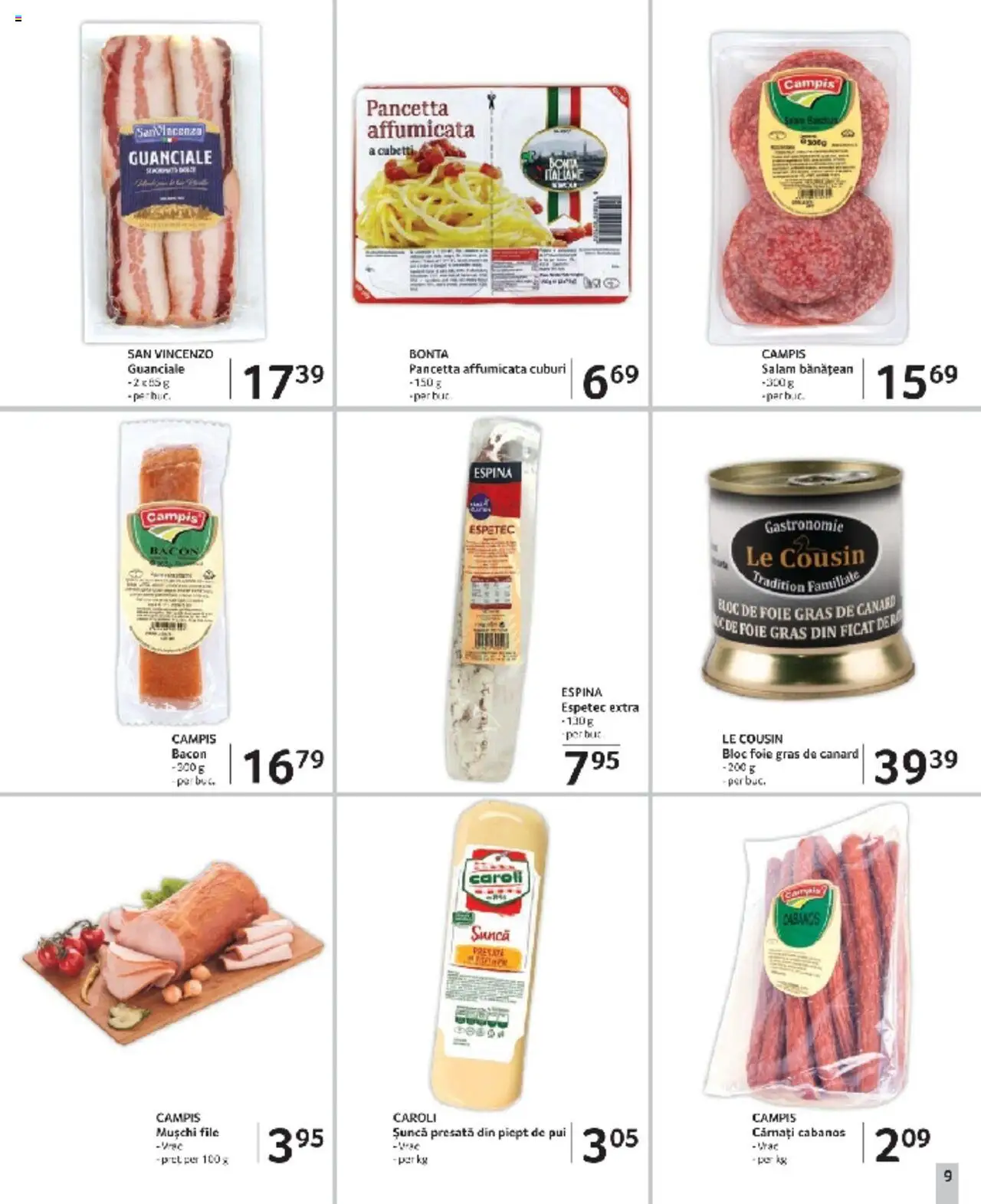 Catalog Selgros 7 - 20 Martie 2025 | Pagina 9 | Produse: Bacon, Salam, Șuncă