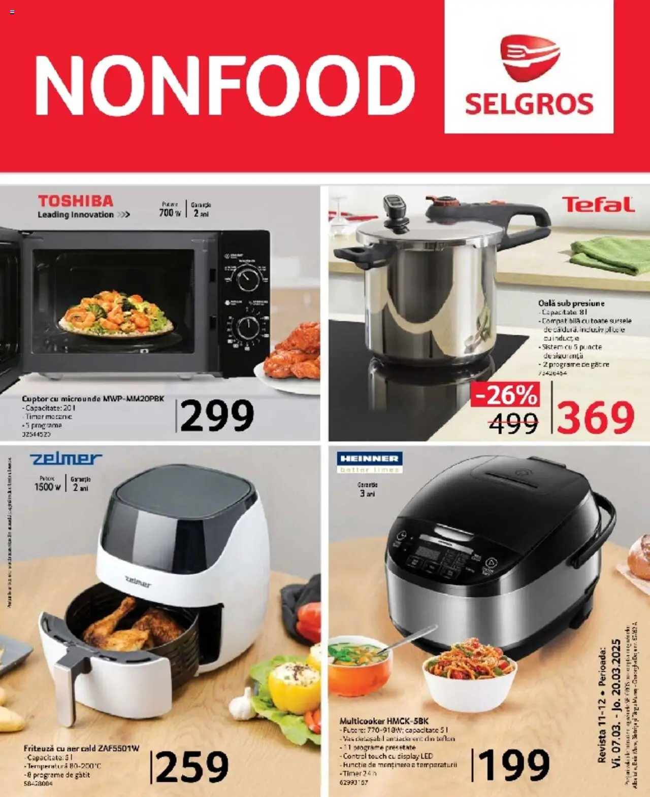 Catalog Selgros 7 - 20 Martie 2025 | Pagina 1 | Produse: Ginseng, Oală, Friteuză, Babak