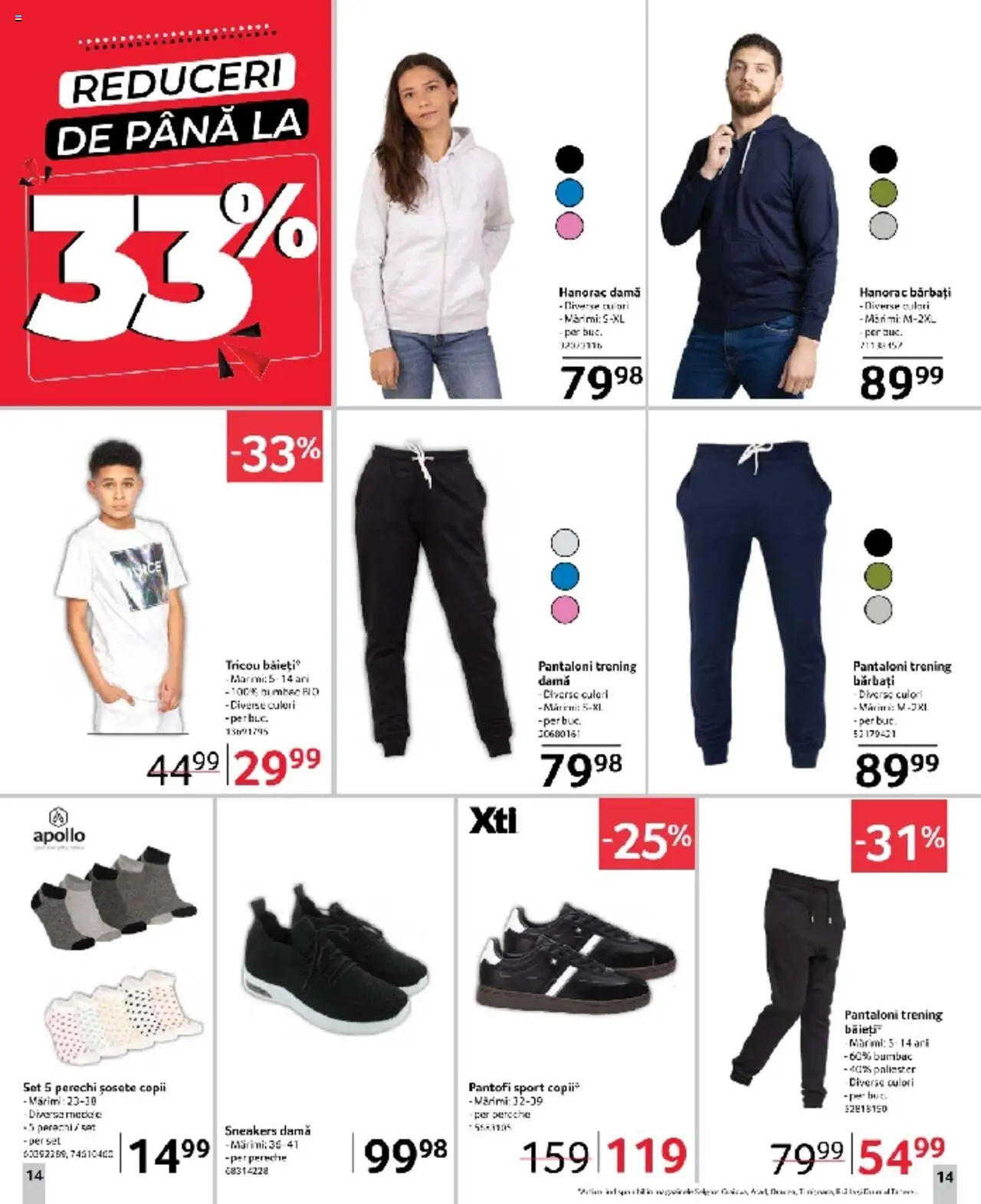 Catalog Selgros 7 - 20 Martie 2025 | Pagina 14 | Produse: Pantofi, Tricou, Șosete, Keşe
