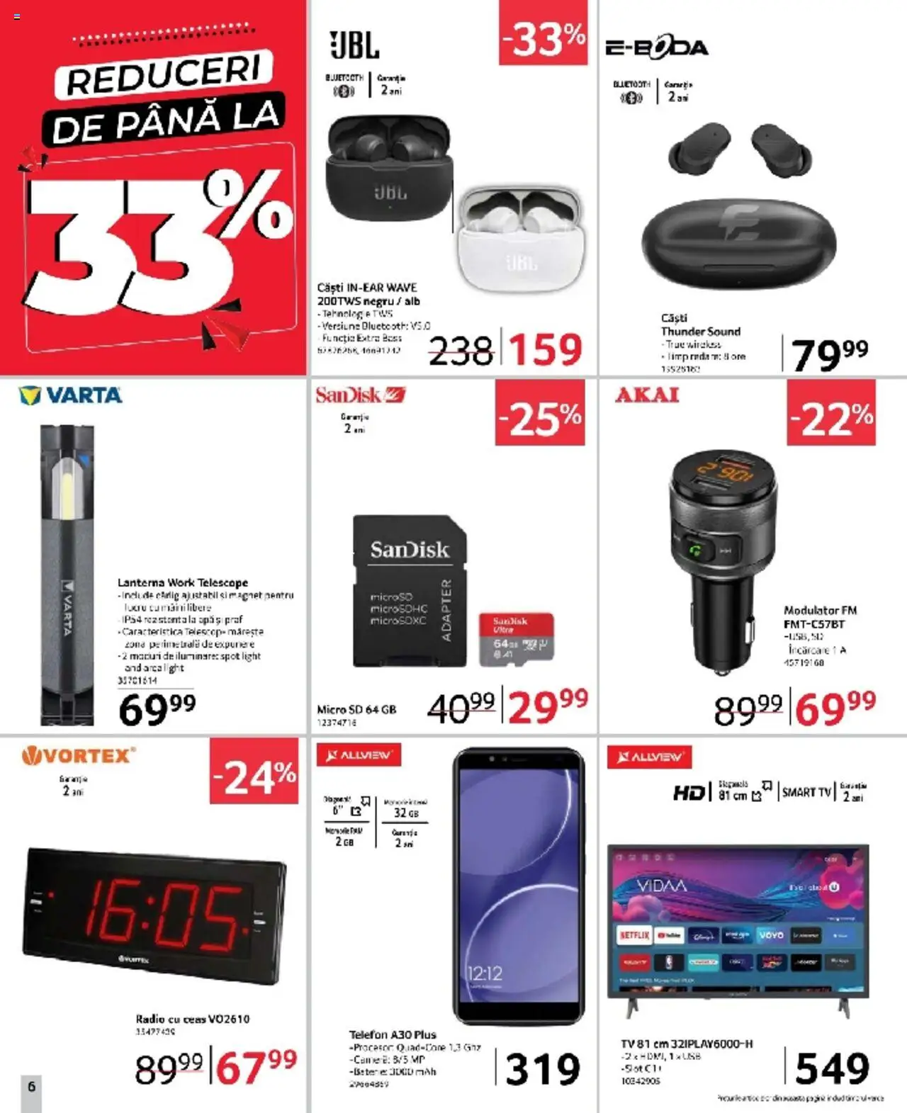 Catalog Selgros 7 - 20 Martie 2025 | Pagina 6 | Produse: Telefon, Ceas, Căști, Baterie