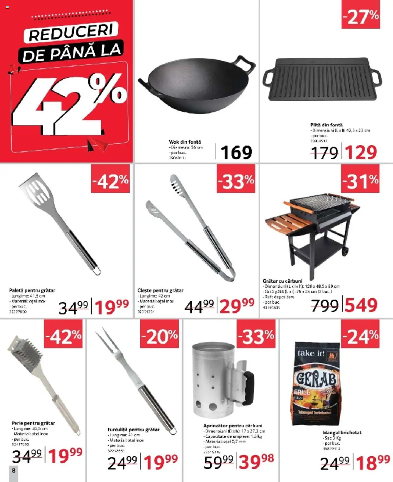 Catalog Selgros 7 - 20 Martie 2025 | Pagina 8 | Produse: Plită, Clește, Grătar, Perie