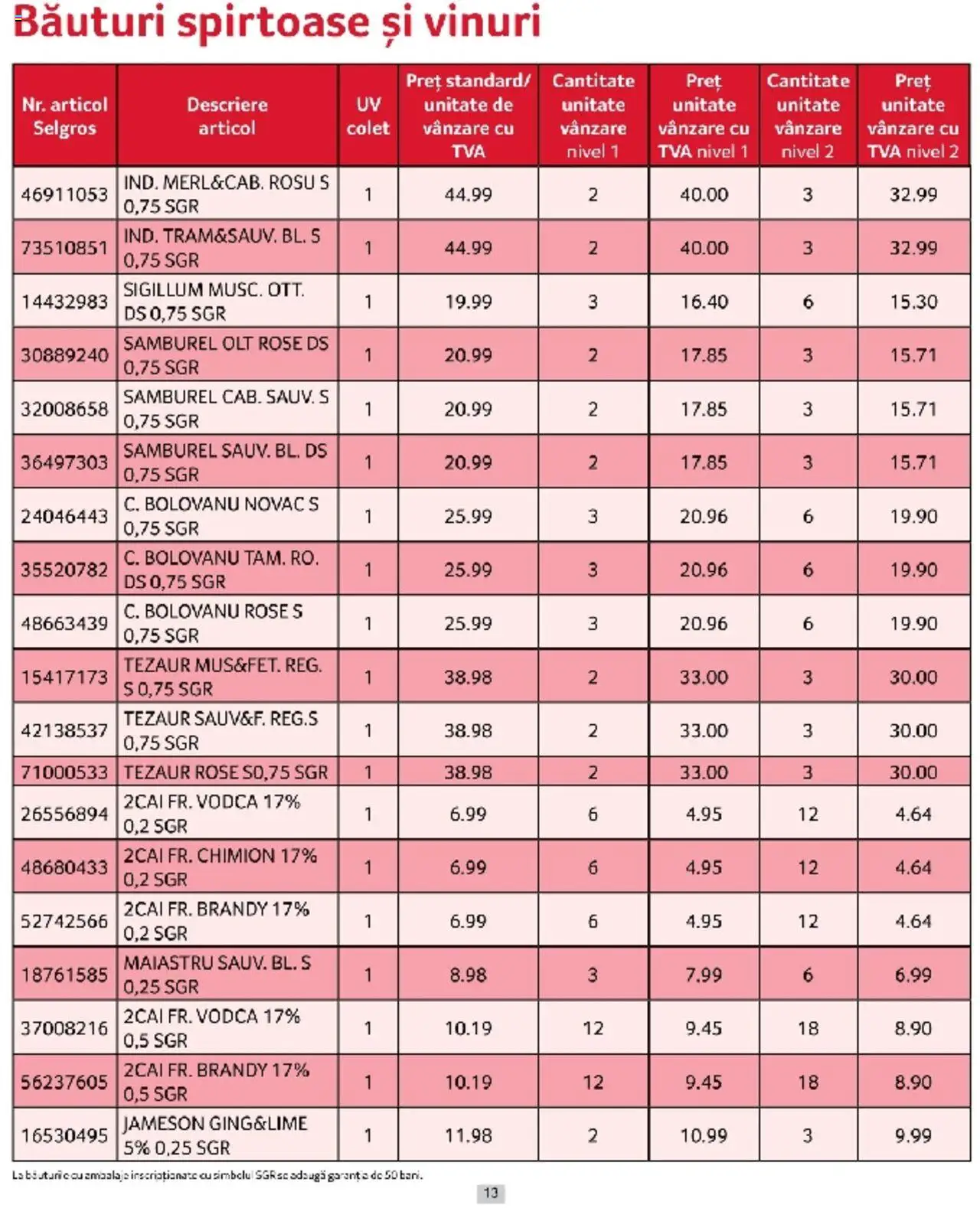 Catalog Selgros 1 - 31 Martie 2025 | Pagina 13 | Produse: Su ısıtıcı