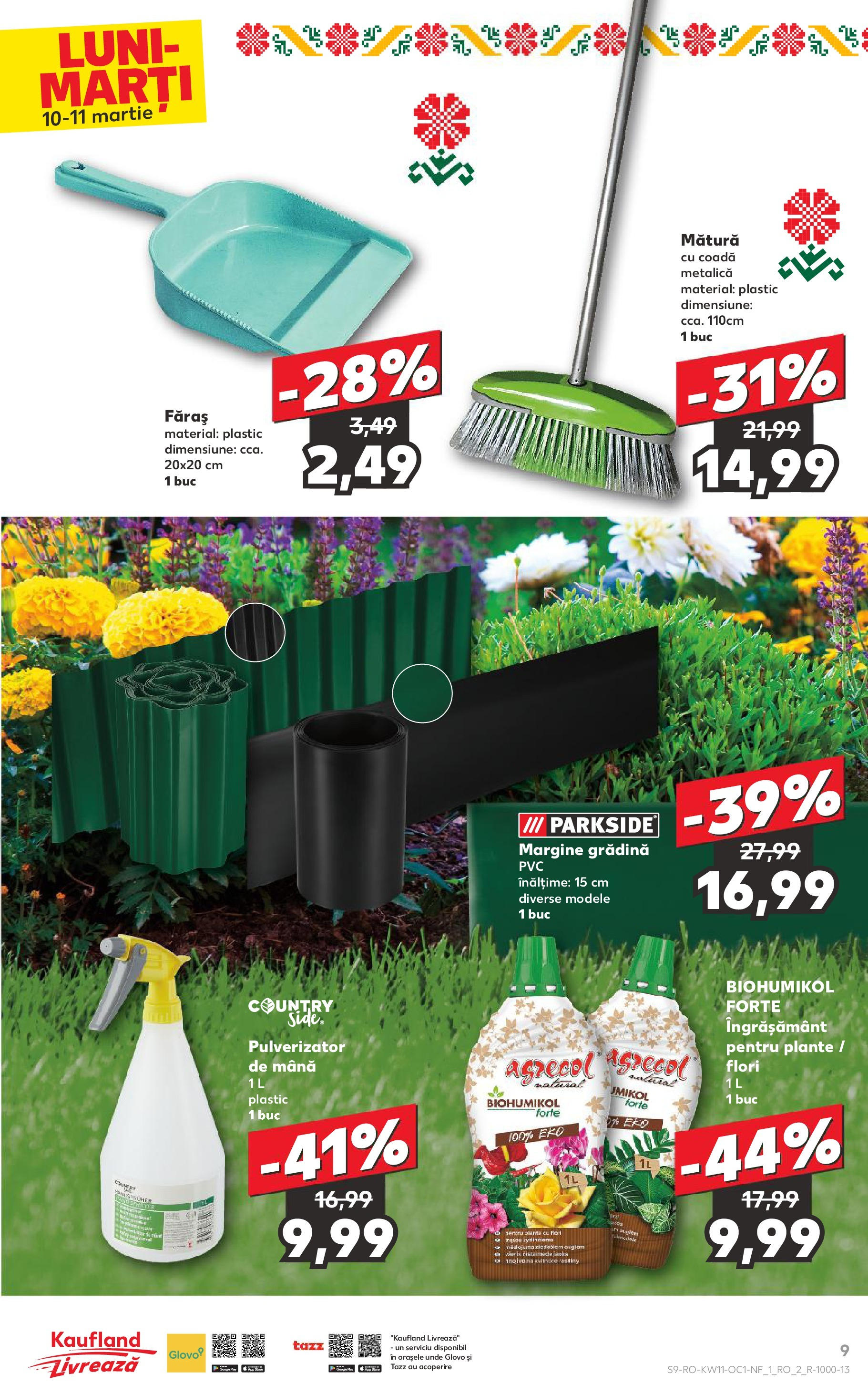 Catalog Kaufland 9 - 11 Martie 2025 | Pagina 9 | Produse: Mătură