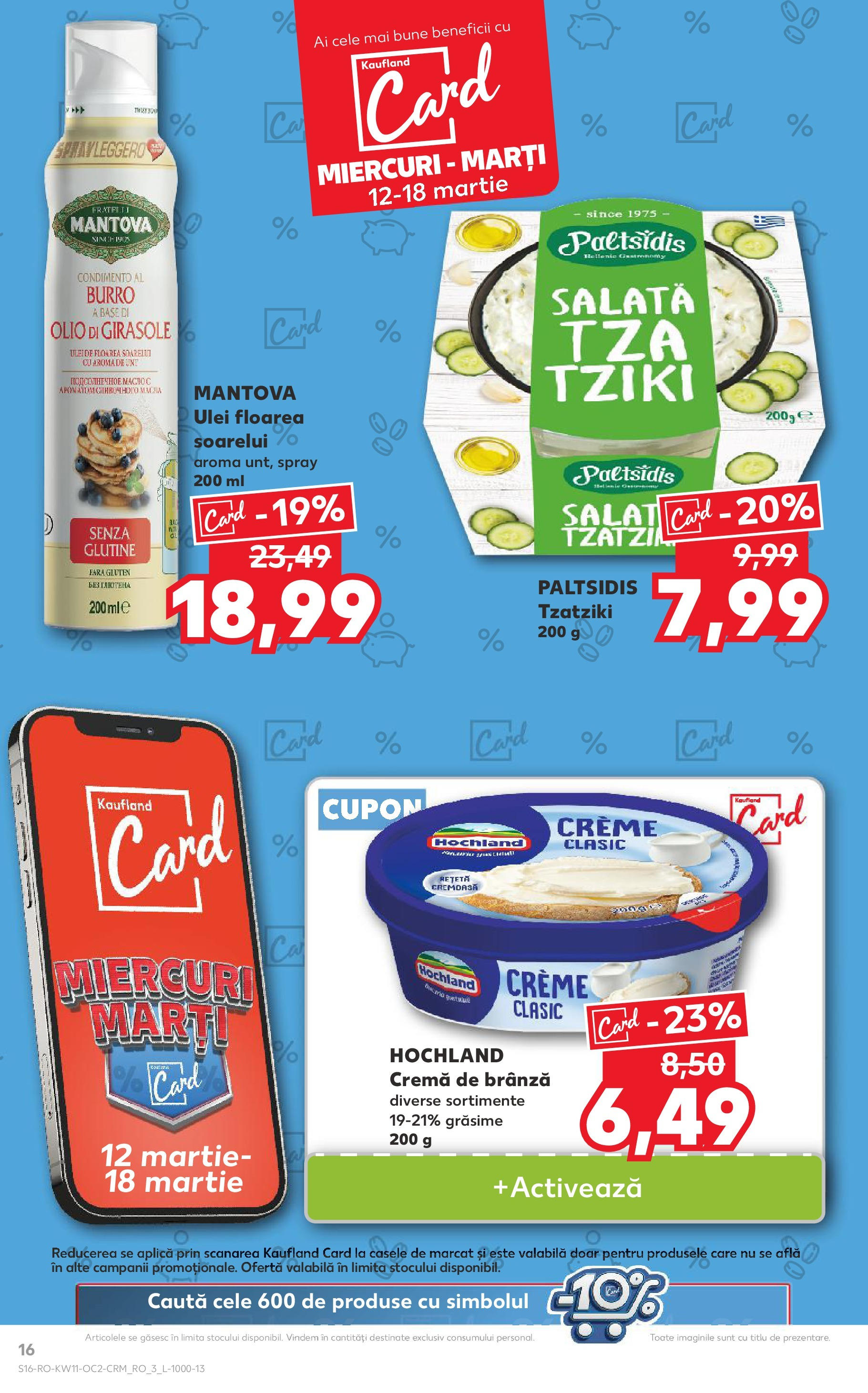 Catalog Kaufland 11 - 16 Martie 2025 | Pagina 16 | Produse: Brânză, Cremă, Cremă de brânză, Salată