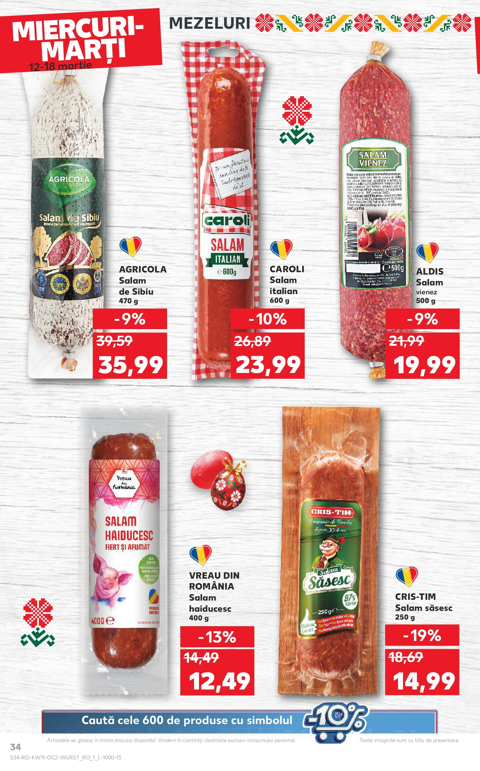 Catalog Kaufland 11 - 16 Martie 2025 | Pagina 34 | Produse: Salam