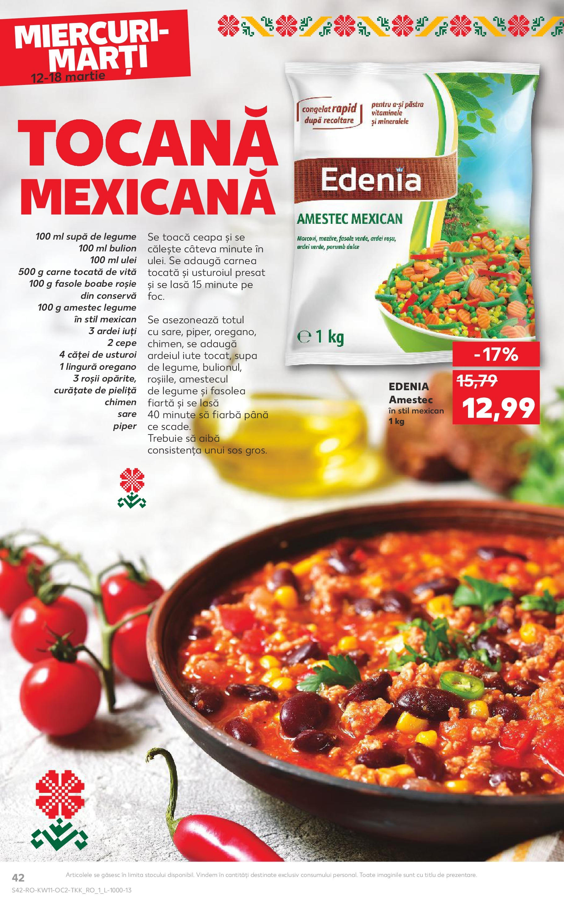 Catalog Kaufland 11 - 16 Martie 2025 | Pagina 42 | Produse: Ulei, Roșii, Legume, Sos