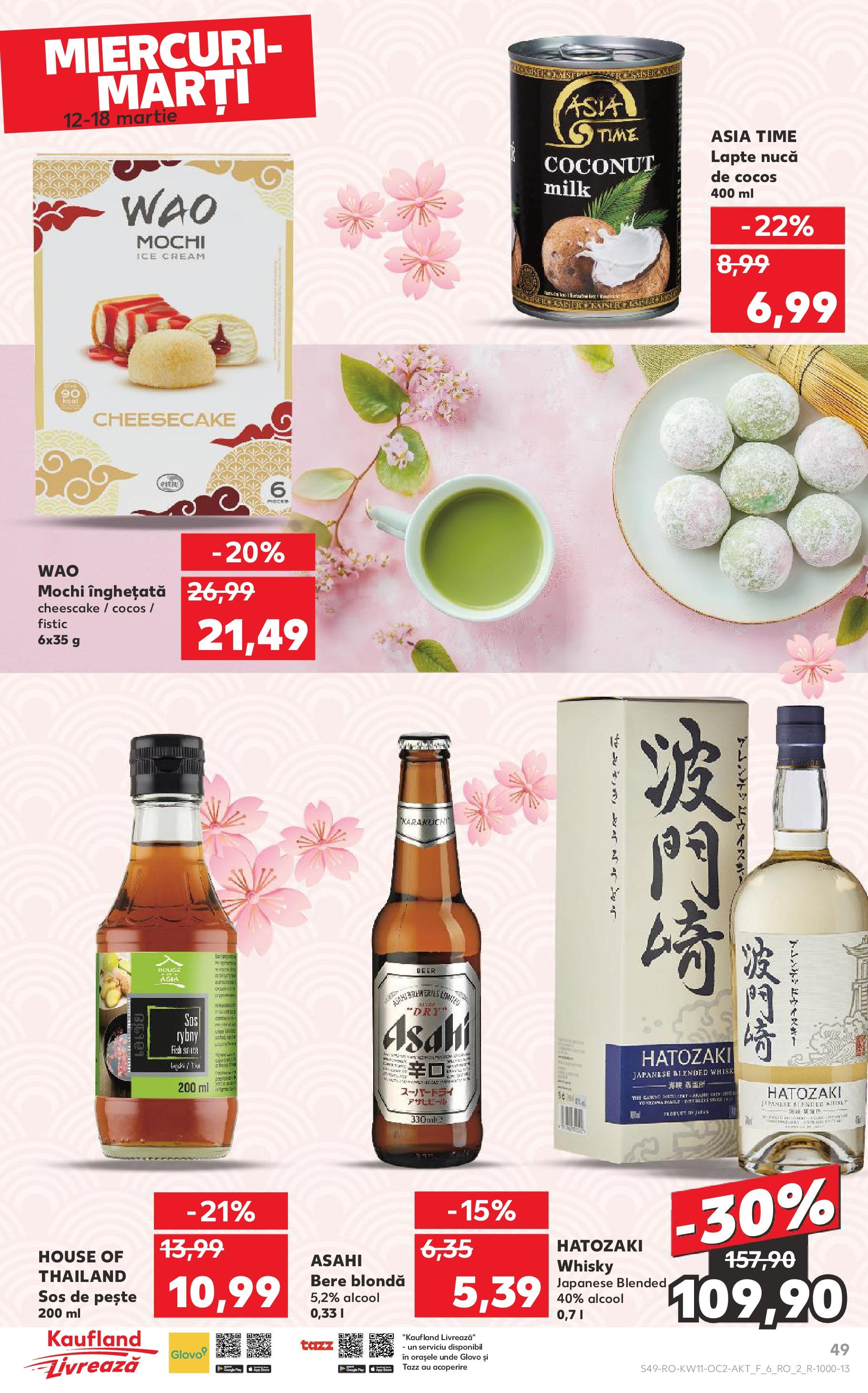 Catalog Kaufland 11 - 16 Martie 2025 | Pagina 49 | Produse: Lapte, Bere, Pește, Înghețată