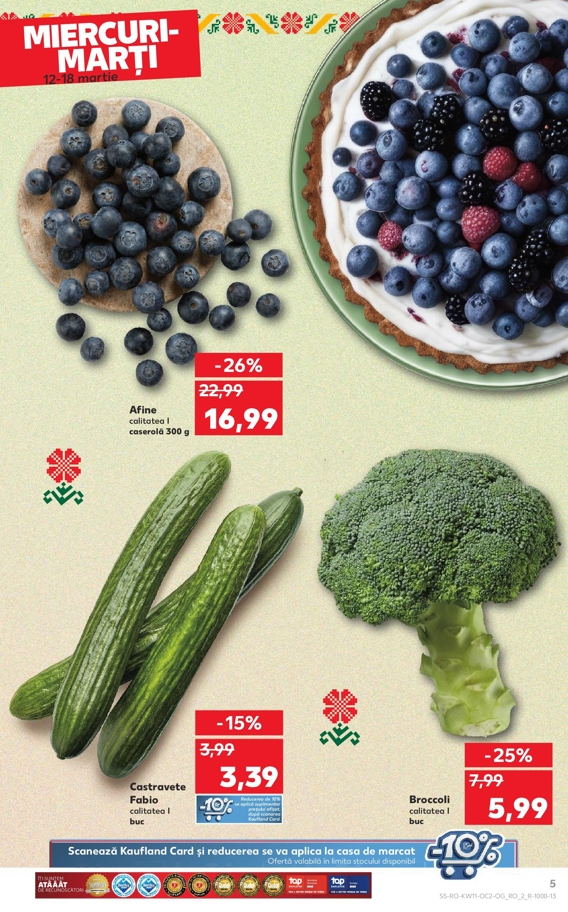 Catalog Kaufland 11 - 16 Martie 2025 | Pagina 5 | Produse: Afine