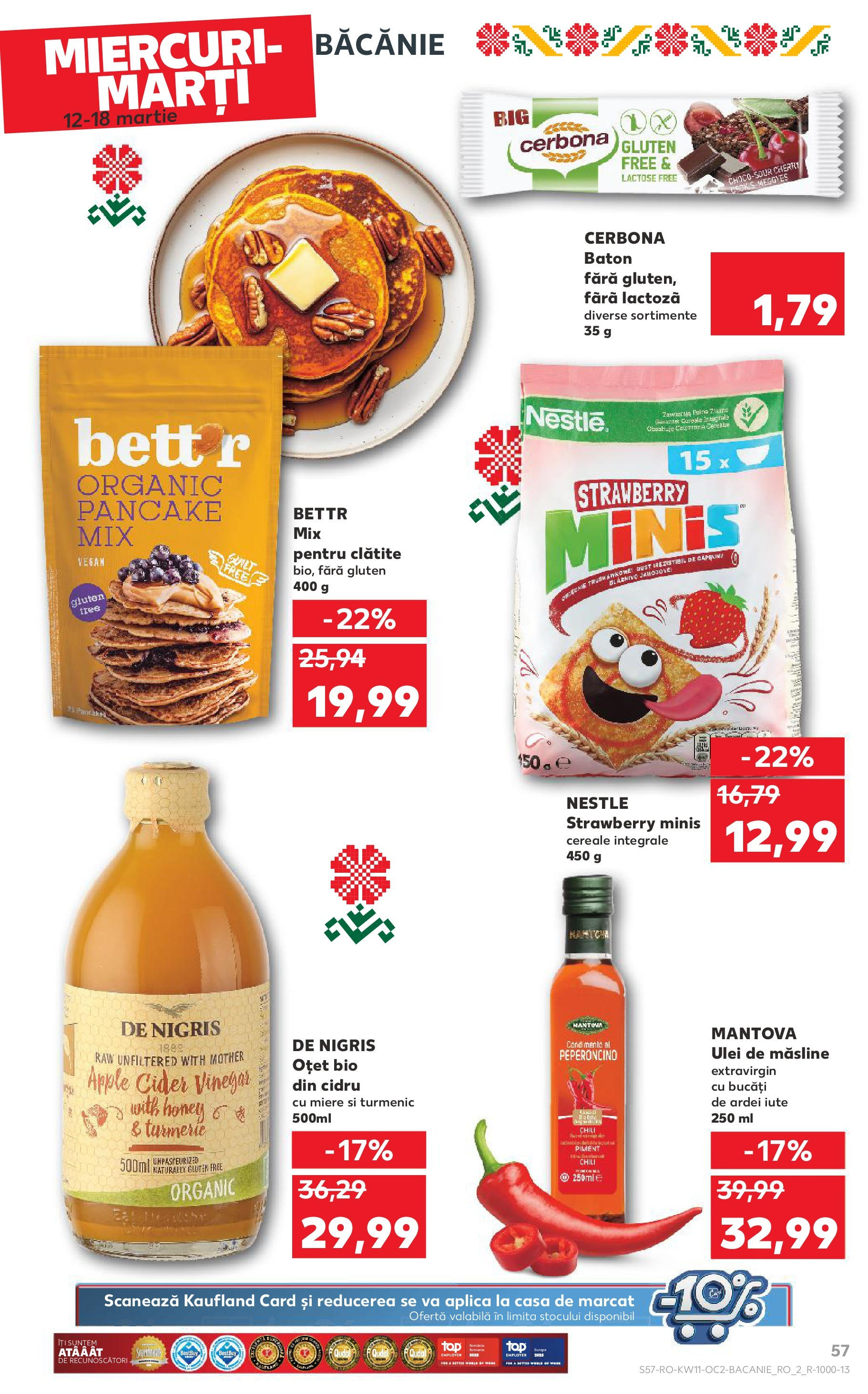 Catalog Kaufland 11 - 16 Martie 2025 | Pagina 57 | Produse: Măsline, Clătite, Apple, Oțet