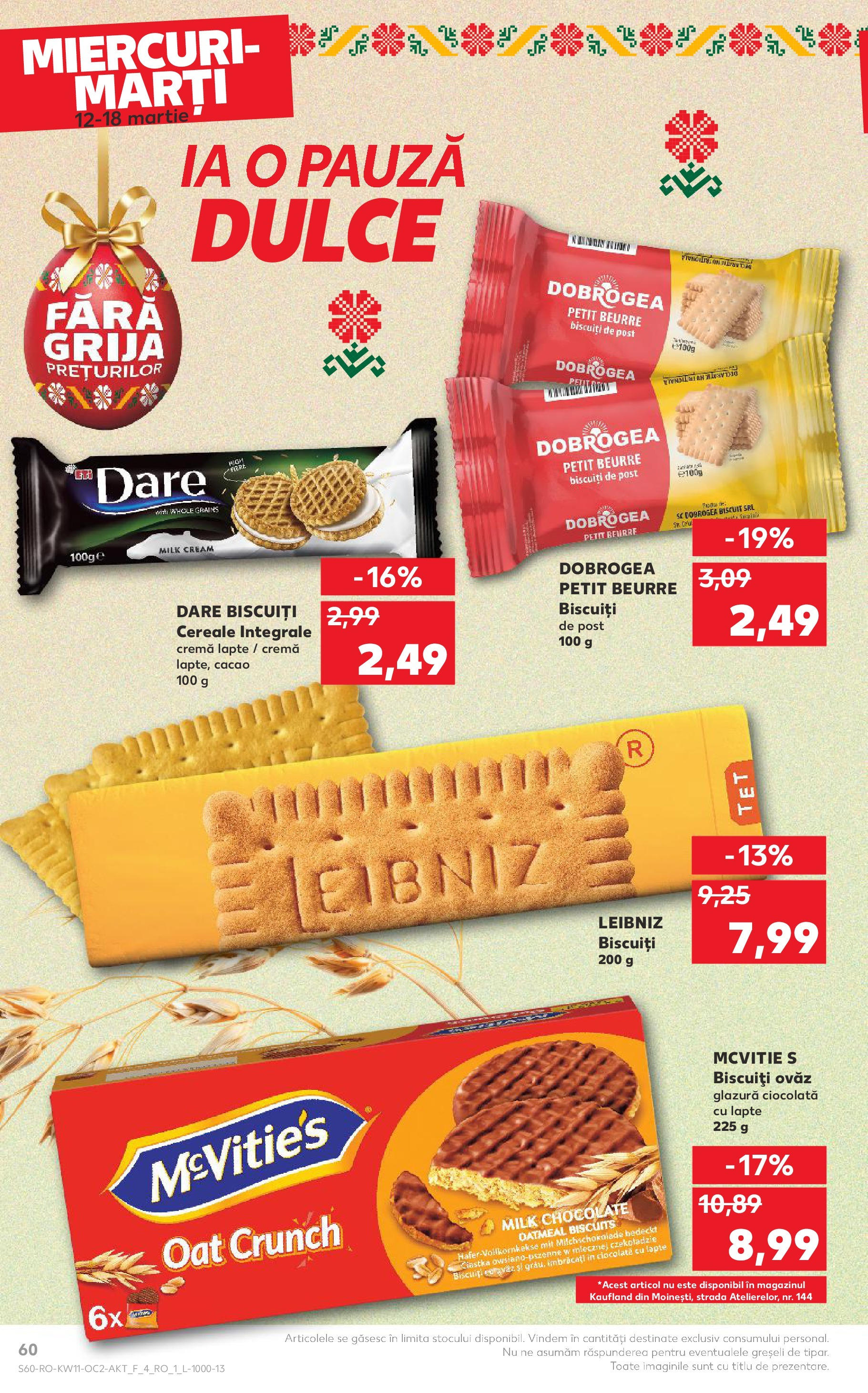 Catalog Kaufland 11 - 16 Martie 2025 | Pagina 60 | Produse: Lapte, Cremă, Cereale, Biscuiți
