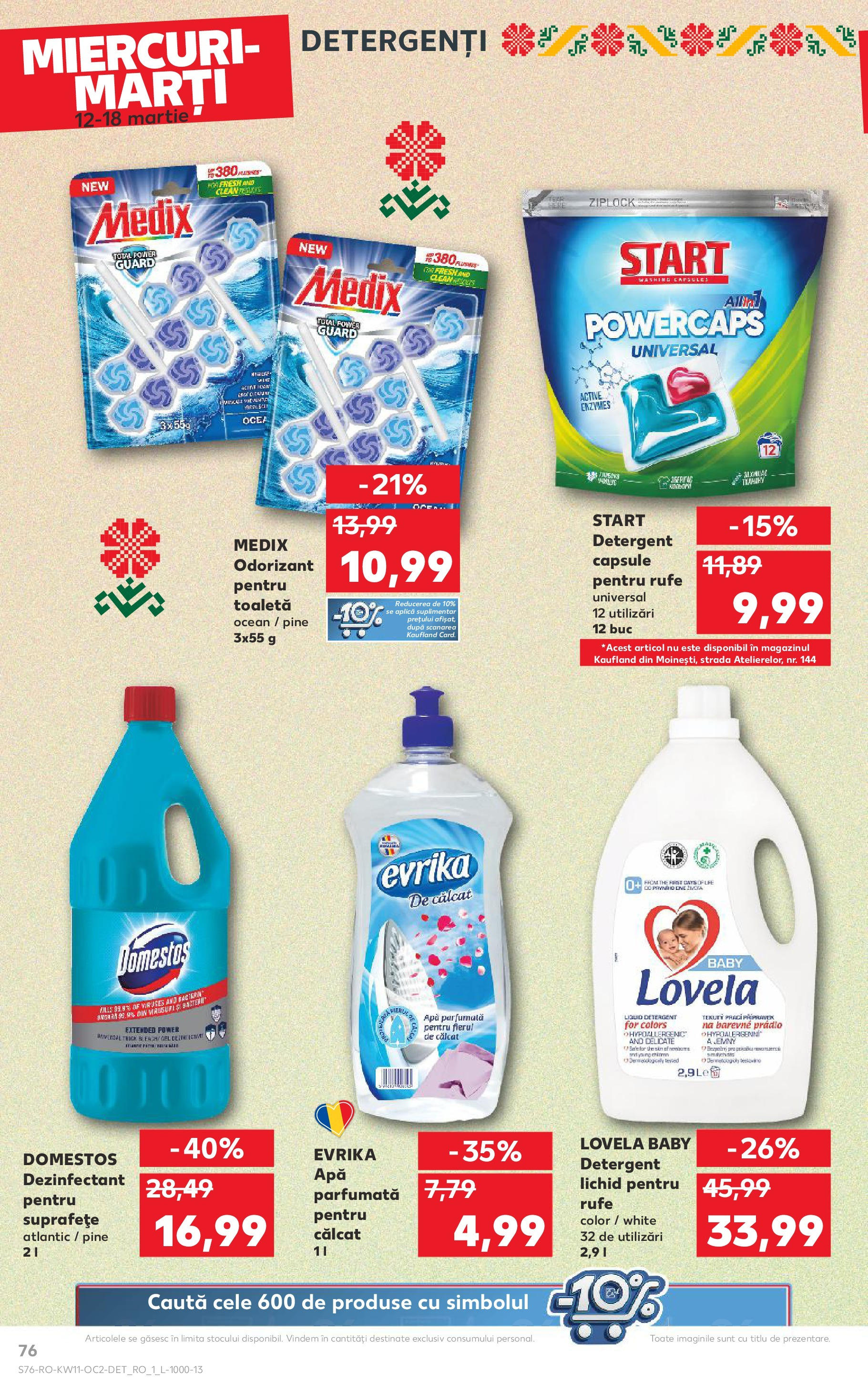 Catalog Kaufland 11 - 16 Martie 2025 | Pagina 76 | Produse: Toaletă, Detergent