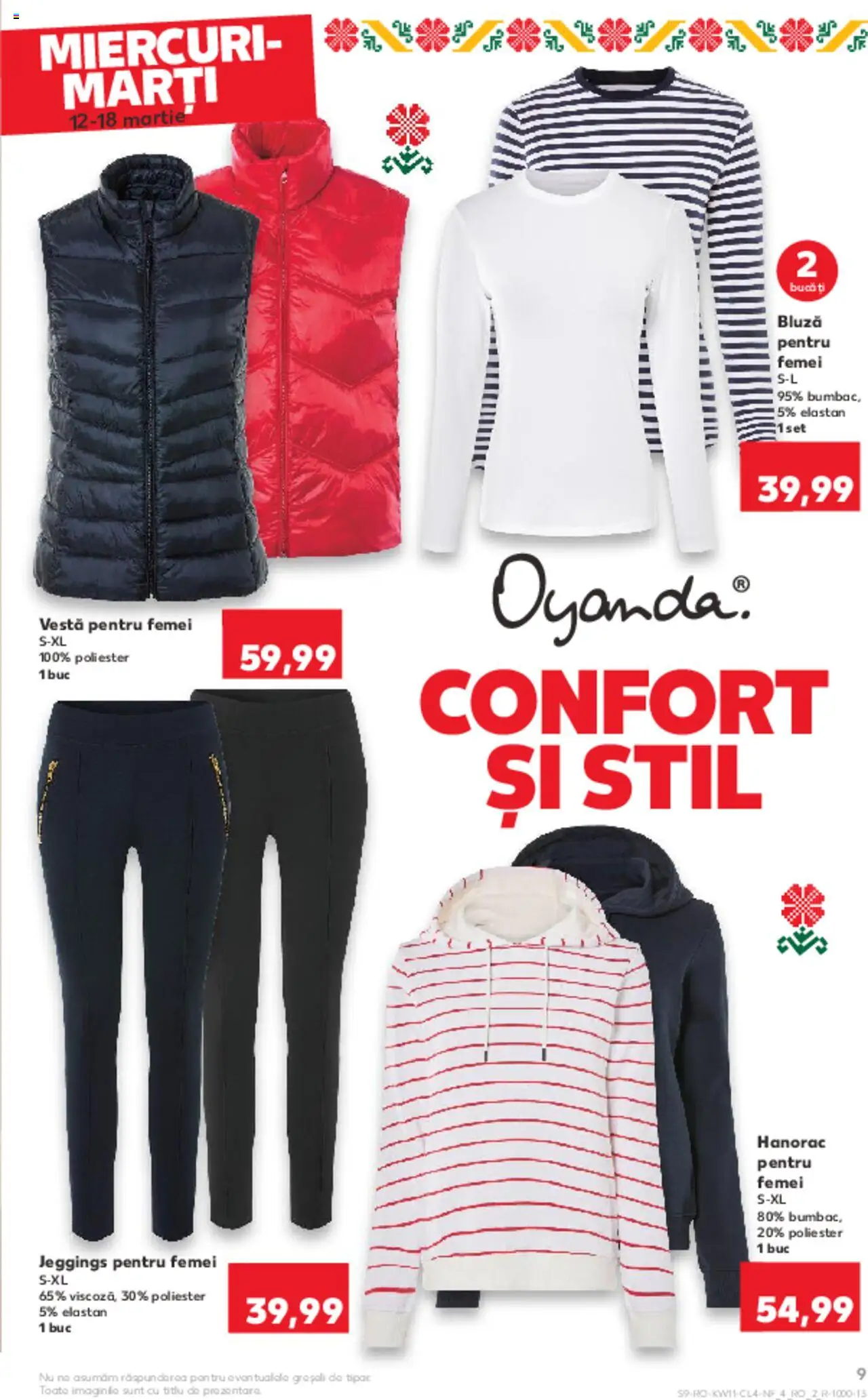 Catalog Kaufland 12 - 18 Martie 2025 | Pagina 9 | Produse: Bluză, Vestă, Keşe