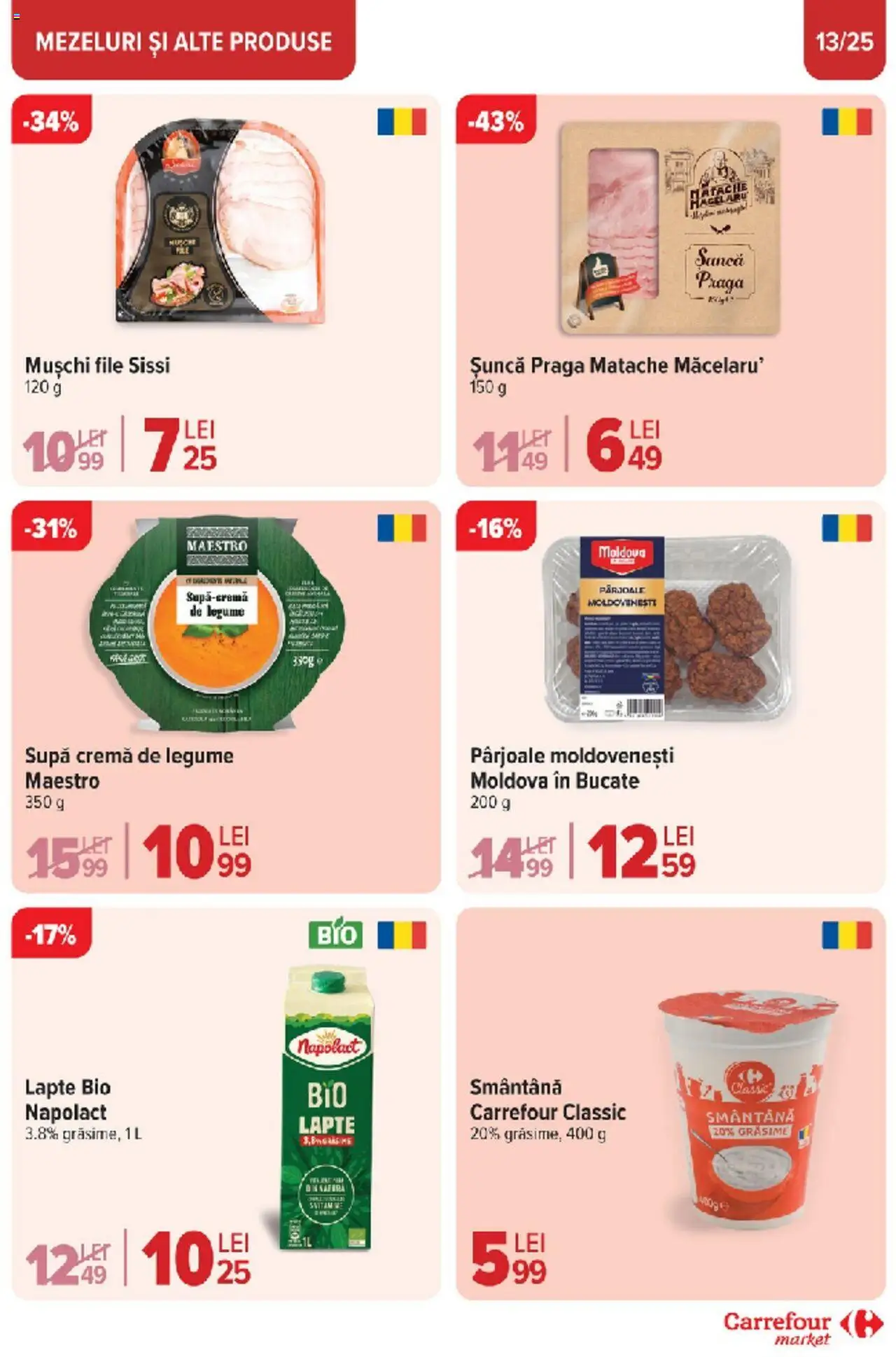 Catalog Carrefour 10 - 18 Martie 2025 | Pagina 12 | Produse: Şerit ödül, Lapte, Cremă, Smântână