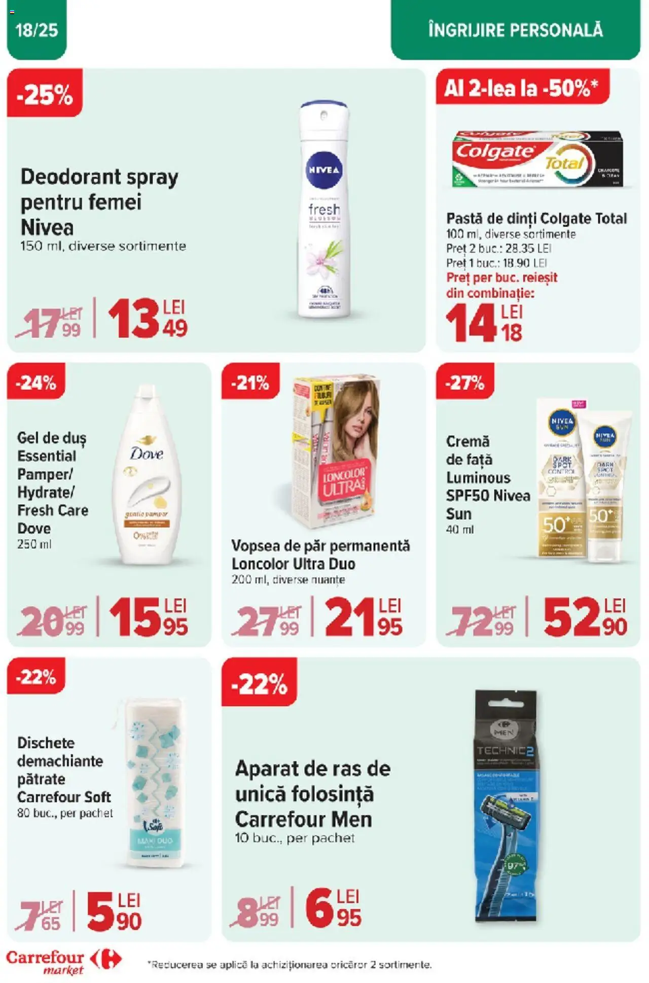 Catalog Carrefour 10 - 18 Martie 2025 | Pagina 17 | Produse: Duș, Deodorant, Pastă de dinți, Vopsea de păr