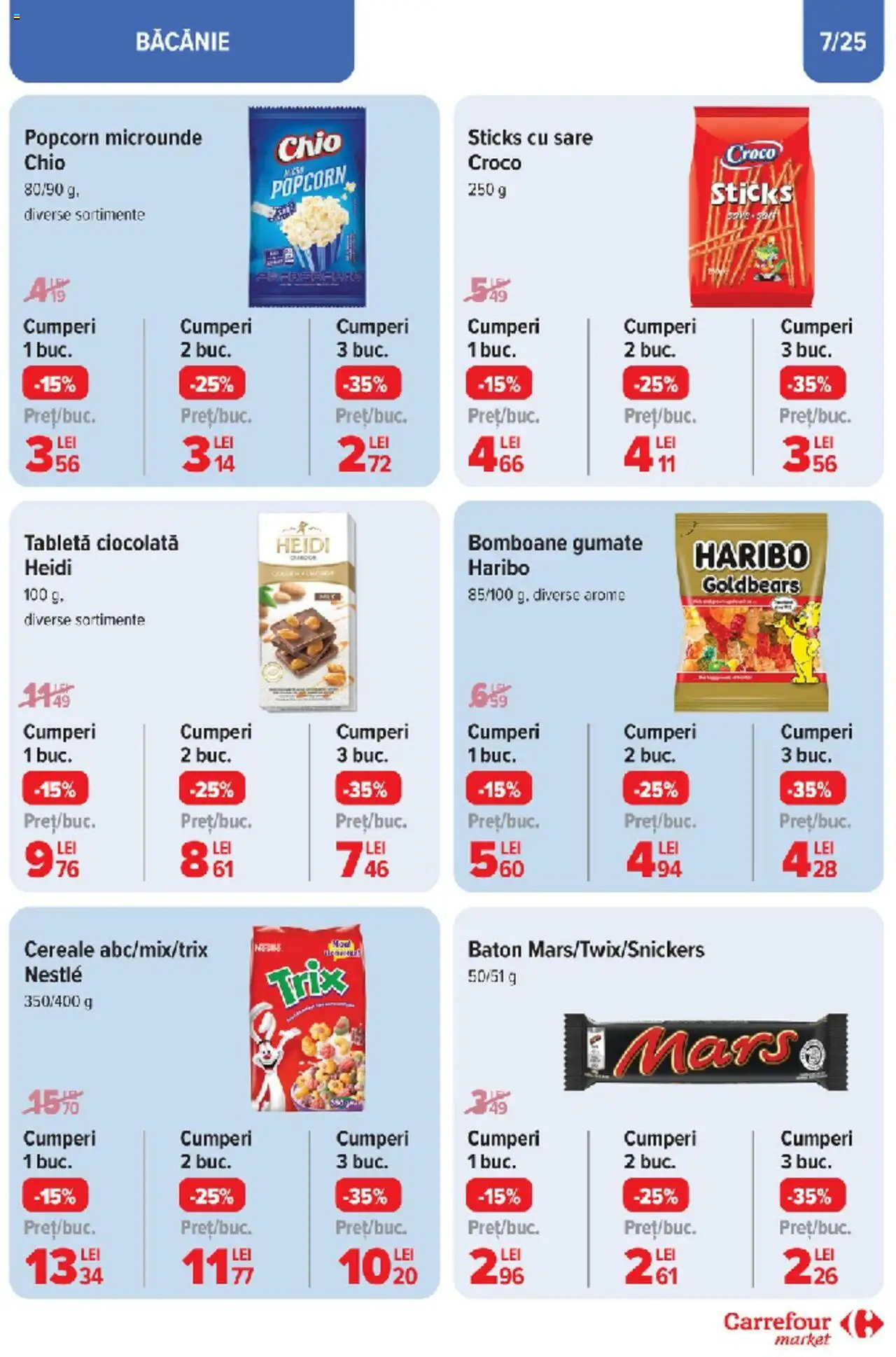 Catalog Carrefour 10 - 18 Martie 2025 | Pagina 6 | Produse: Tabletă, Ciocolată, Cereale, Sare