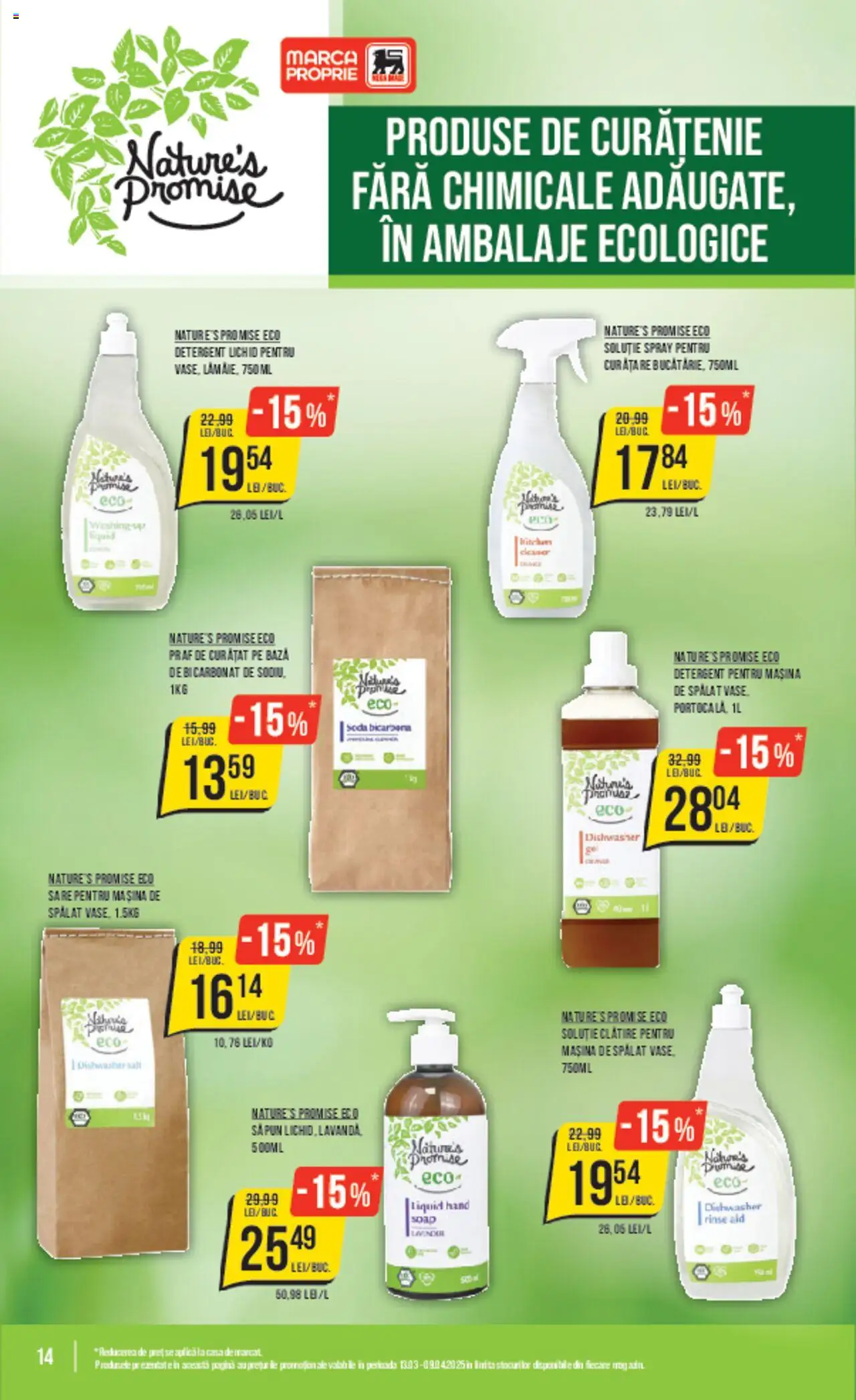 Catalog Mega Image 13 Martie - 9 Aprilie 2025 | Pagina 14 | Produse: Mașină De Spălat, Mașină De Spălat Vase, Detergent, Sare