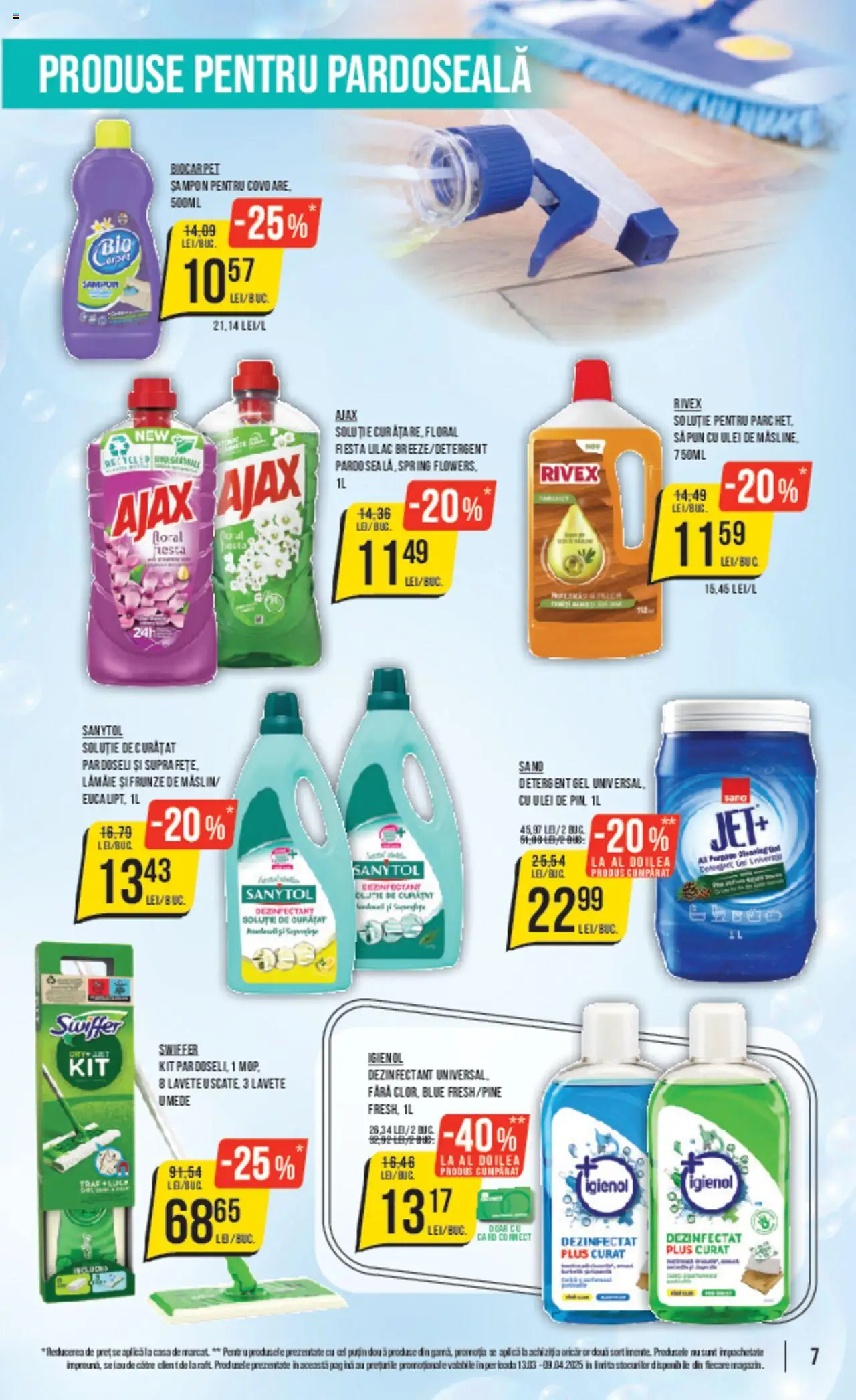 Catalog Mega Image 13 Martie - 9 Aprilie 2025 | Pagina 7 | Produse: Șampon, Pardoseală, Lavete, Lămâie