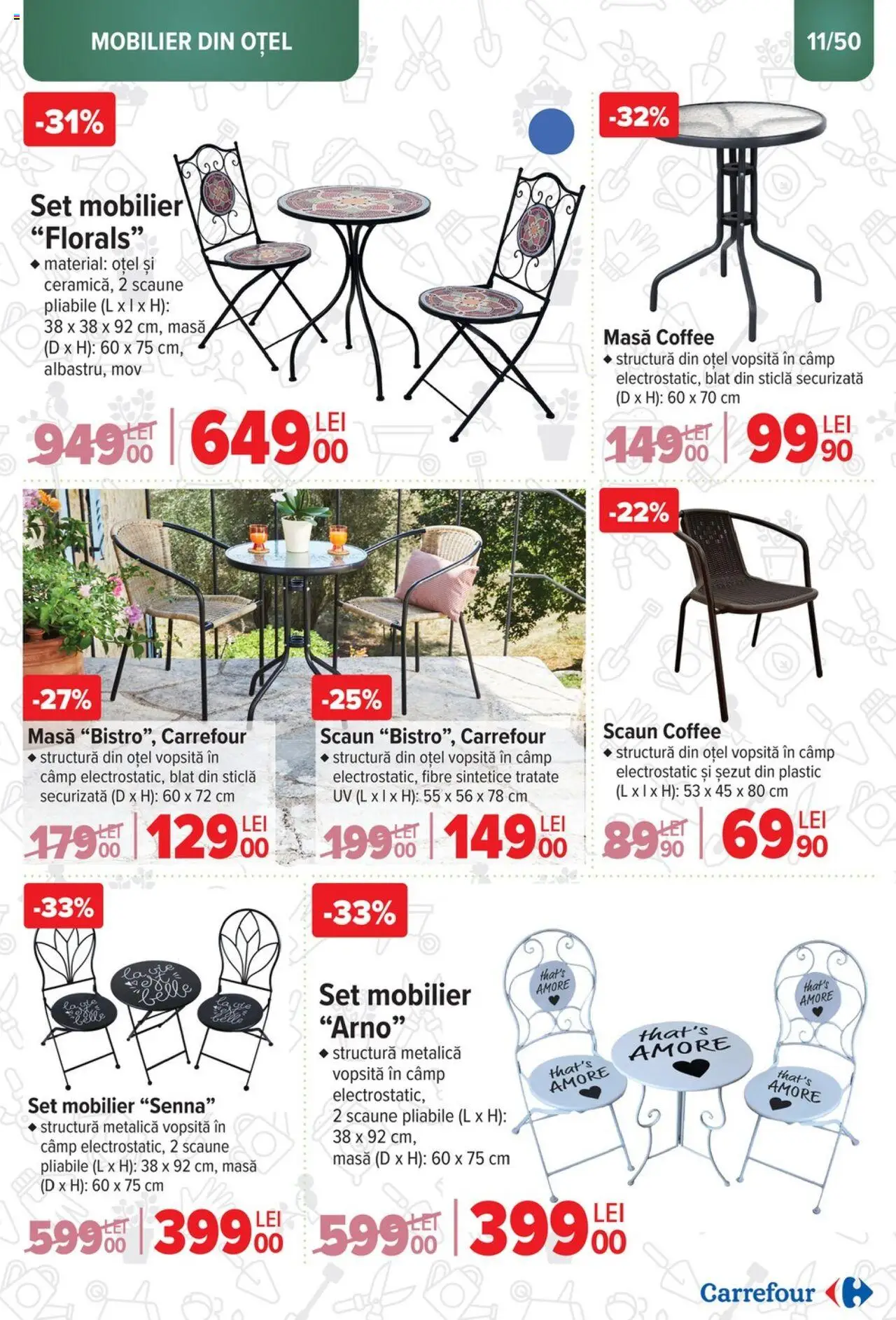 Catalog Carrefour 12 Martie - 6 Mai 2025 | Pagina 11 | Produse: Masă, Scaun
