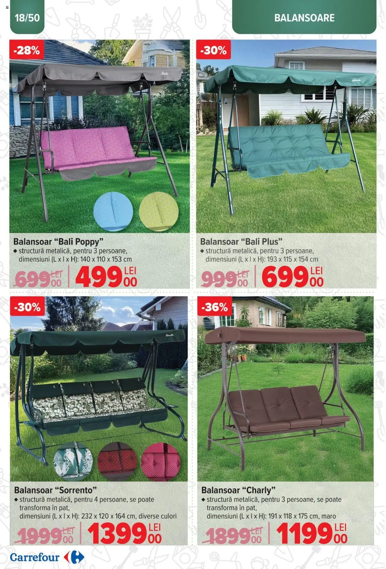 Catalog Carrefour 12 Martie - 6 Mai 2025 | Pagina 18 | Produse: Balansoar