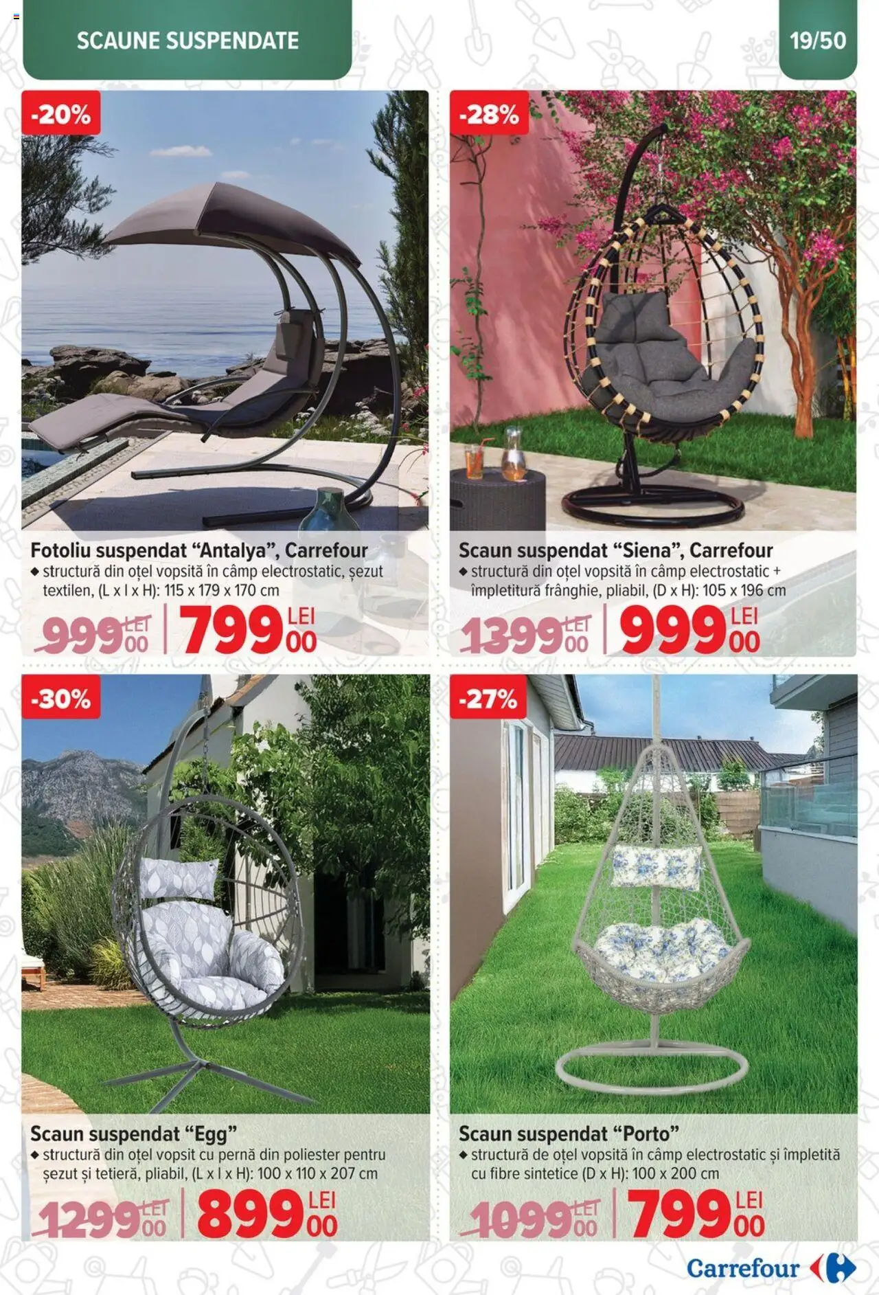 Catalog Carrefour 12 Martie - 6 Mai 2025 | Pagina 19 | Produse: Pernă, Fotoliu, Scaun