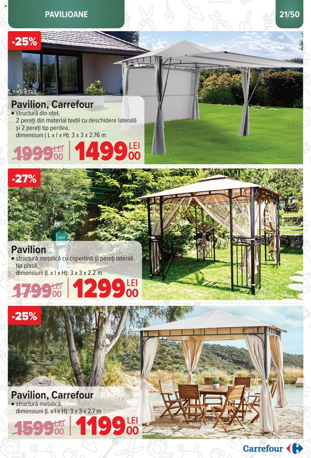 Catalog Carrefour 12 Martie - 6 Mai 2025 | Pagina 21 | Produse: Copertină, Pavilion
