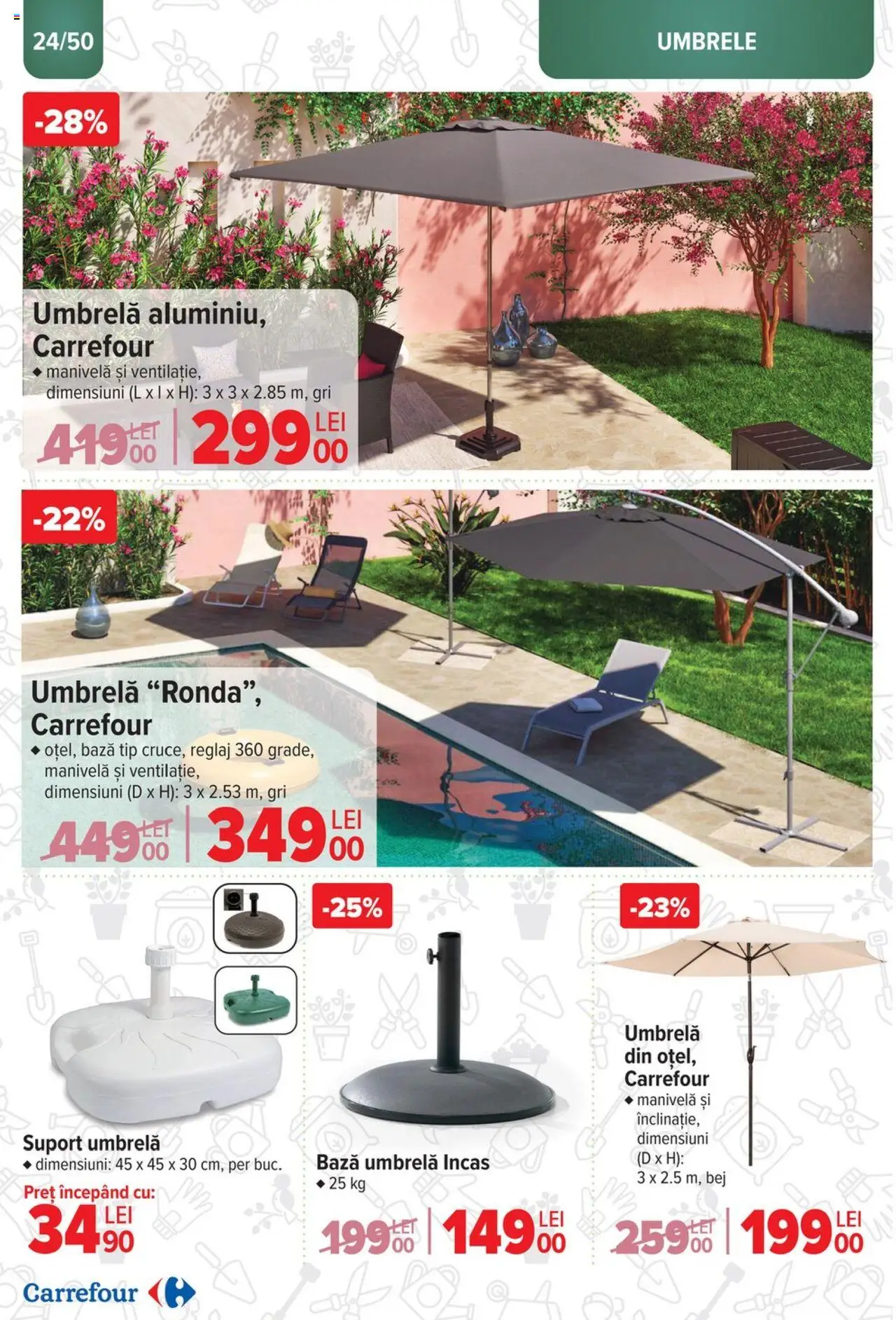 Catalog Carrefour 12 Martie - 6 Mai 2025 | Pagina 24 | Produse: Umbrelă