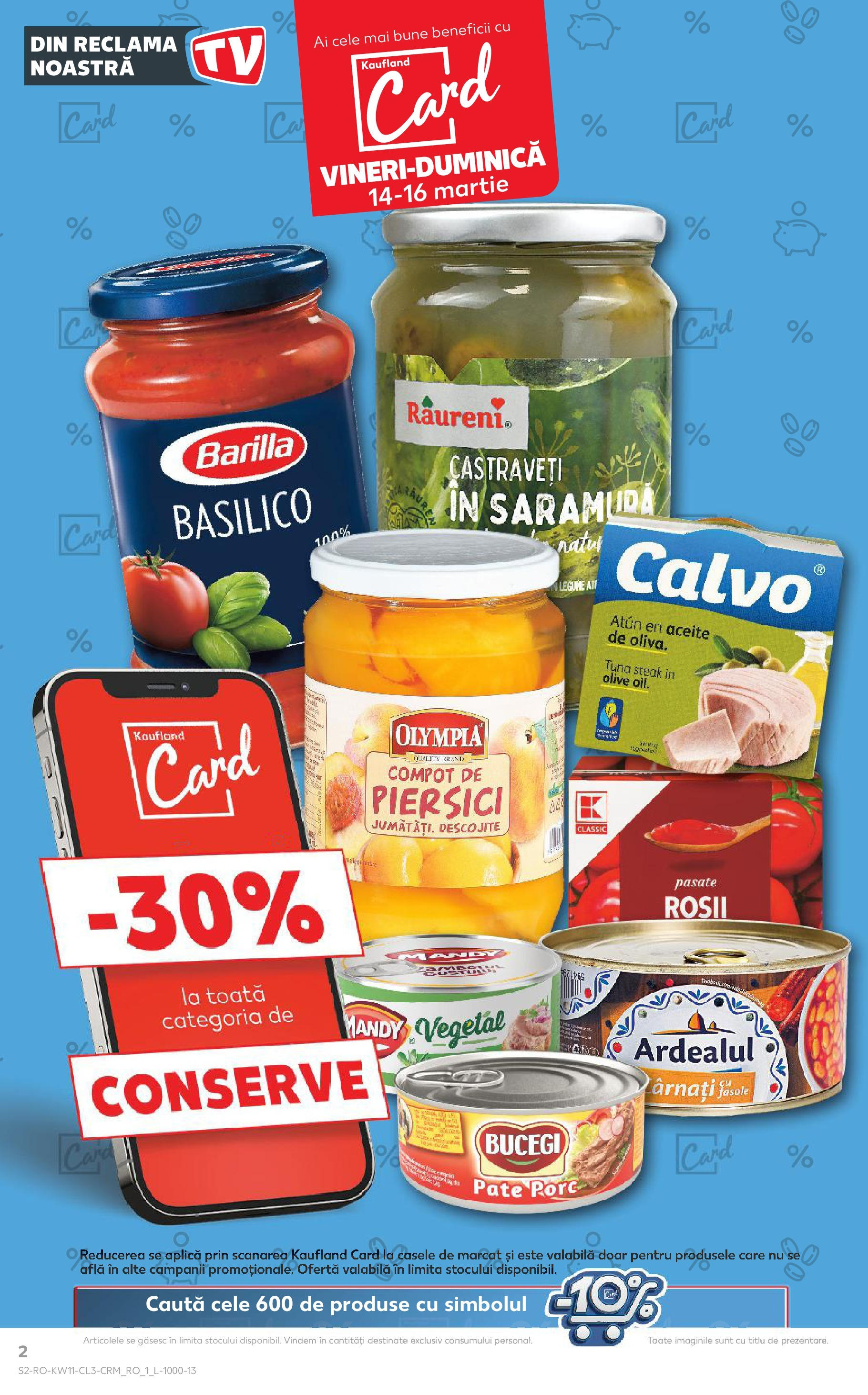 Catalog Kaufland 14 - 16 Martie 2025 | Pagina 2 | Produse: Pate, Roșii, Compot, Castraveți