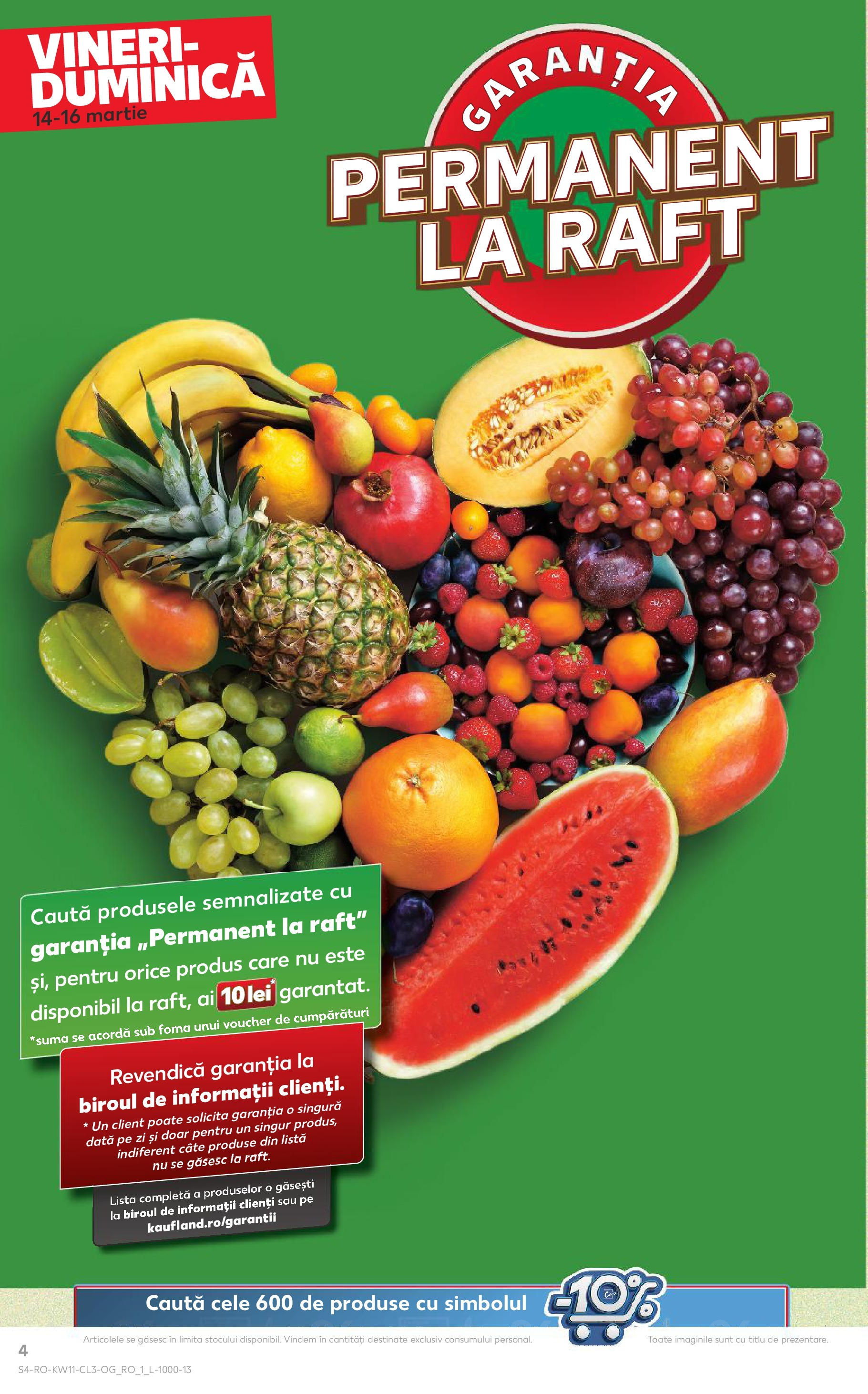 Catalog Kaufland 14 - 16 Martie 2025 | Pagina 4 | Produse: Raft