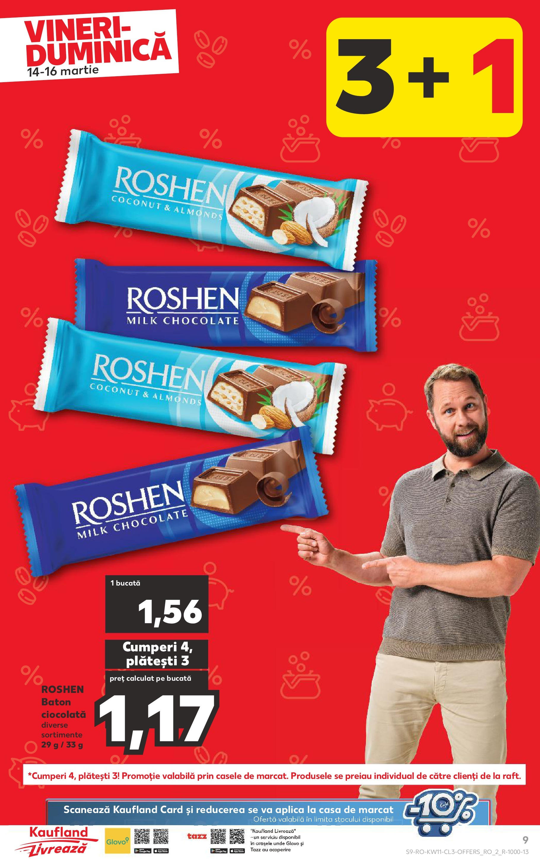 Catalog Kaufland 14 - 16 Martie 2025 | Pagina 9 | Produse: Ciocolată