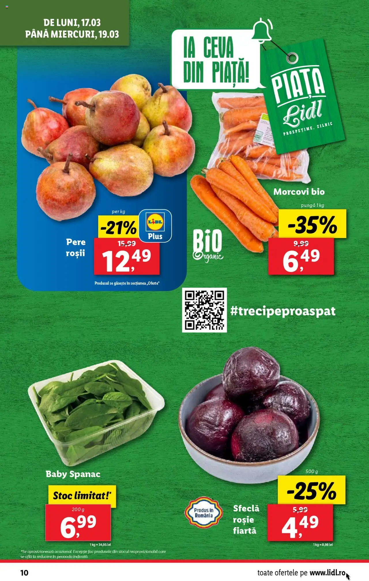 Catalog LIDL 17 - 23 Martie 2025 | Pagina 10 | Produse: Şerit ödül, Roșii, Morcovi, Sfeclă