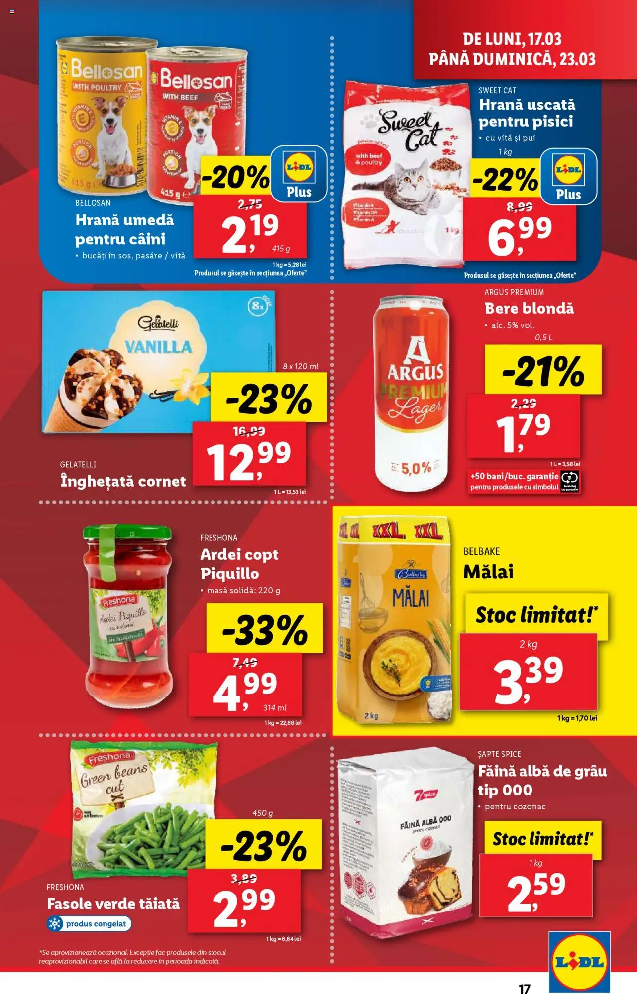 Catalog LIDL 17 - 23 Martie 2025 | Pagina 17 | Produse: Ardei, Bere, Fasole verde, Mălai