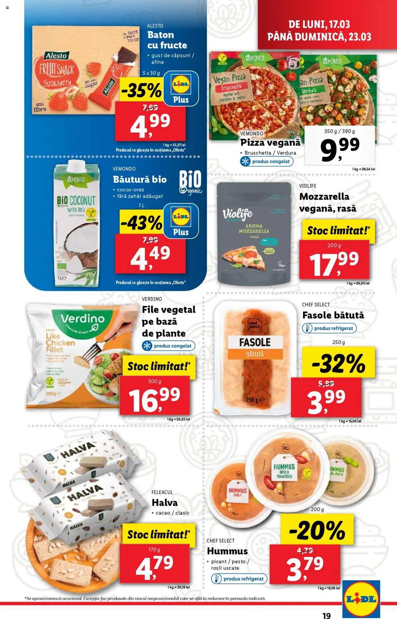 Catalog LIDL 17 - 23 Martie 2025 | Pagina 19 | Produse: Afine, Mozzarella, Roșii, Căpșuni