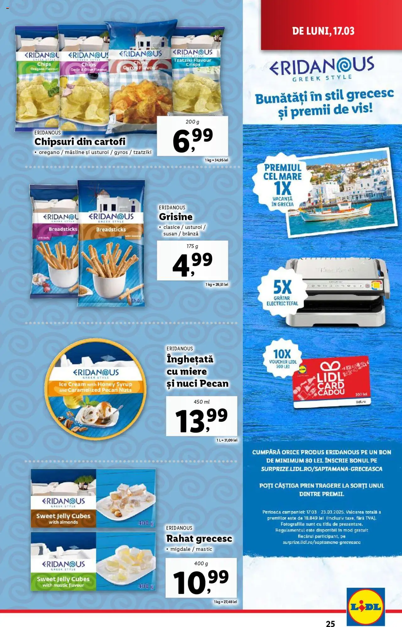 Catalog LIDL 17 - 23 Martie 2025 | Pagina 25 | Produse: Migdale, Nuci, Înghețată, Cartofi