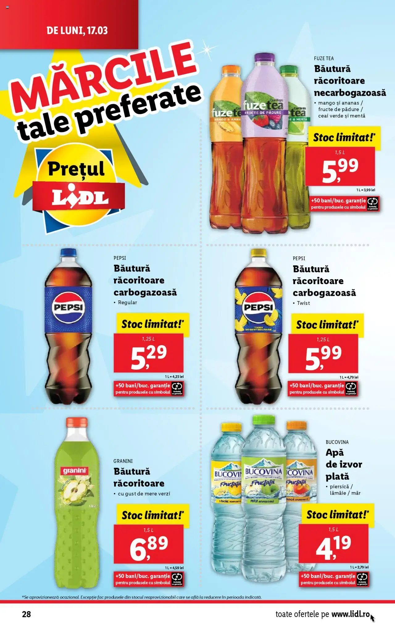 Catalog LIDL 17 - 23 Martie 2025 | Pagina 28 | Produse: Mere, Ceai, Fructe, Lămâie