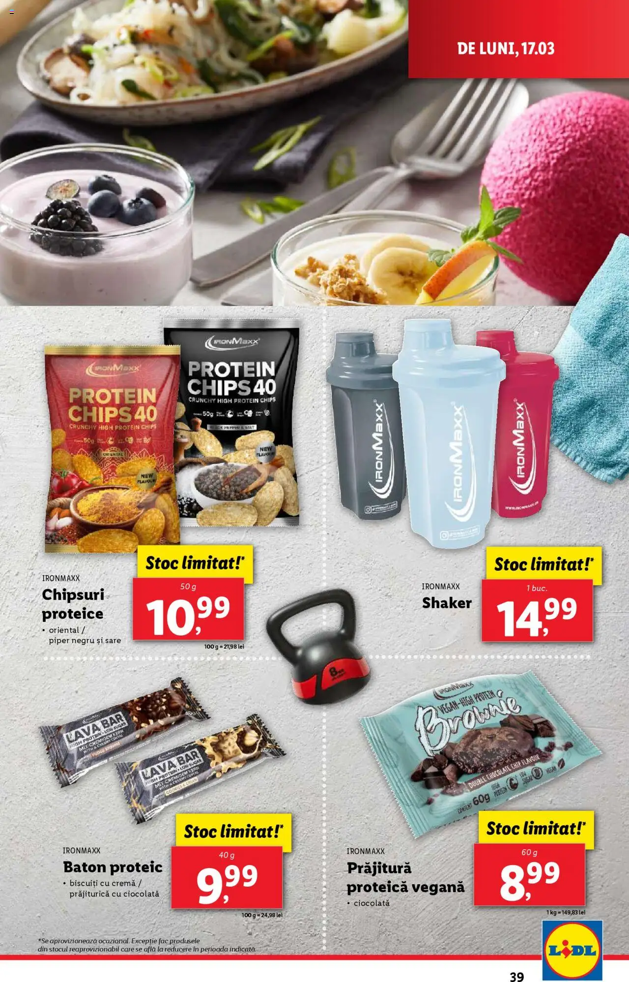 Catalog LIDL 17 - 23 Martie 2025 | Pagina 39 | Produse: Cremă, Ciocolată, Biscuiți, Sare
