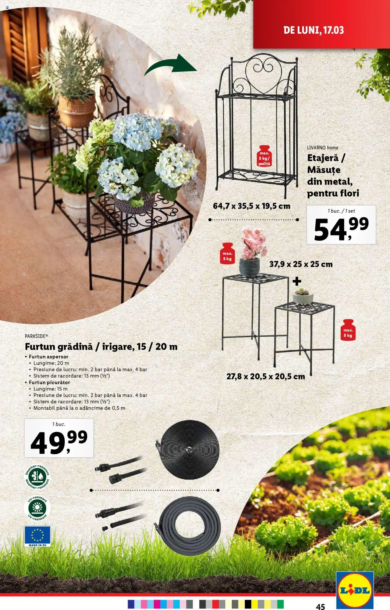Catalog LIDL 17 - 23 Martie 2025 | Pagina 45 | Produse: Etajeră