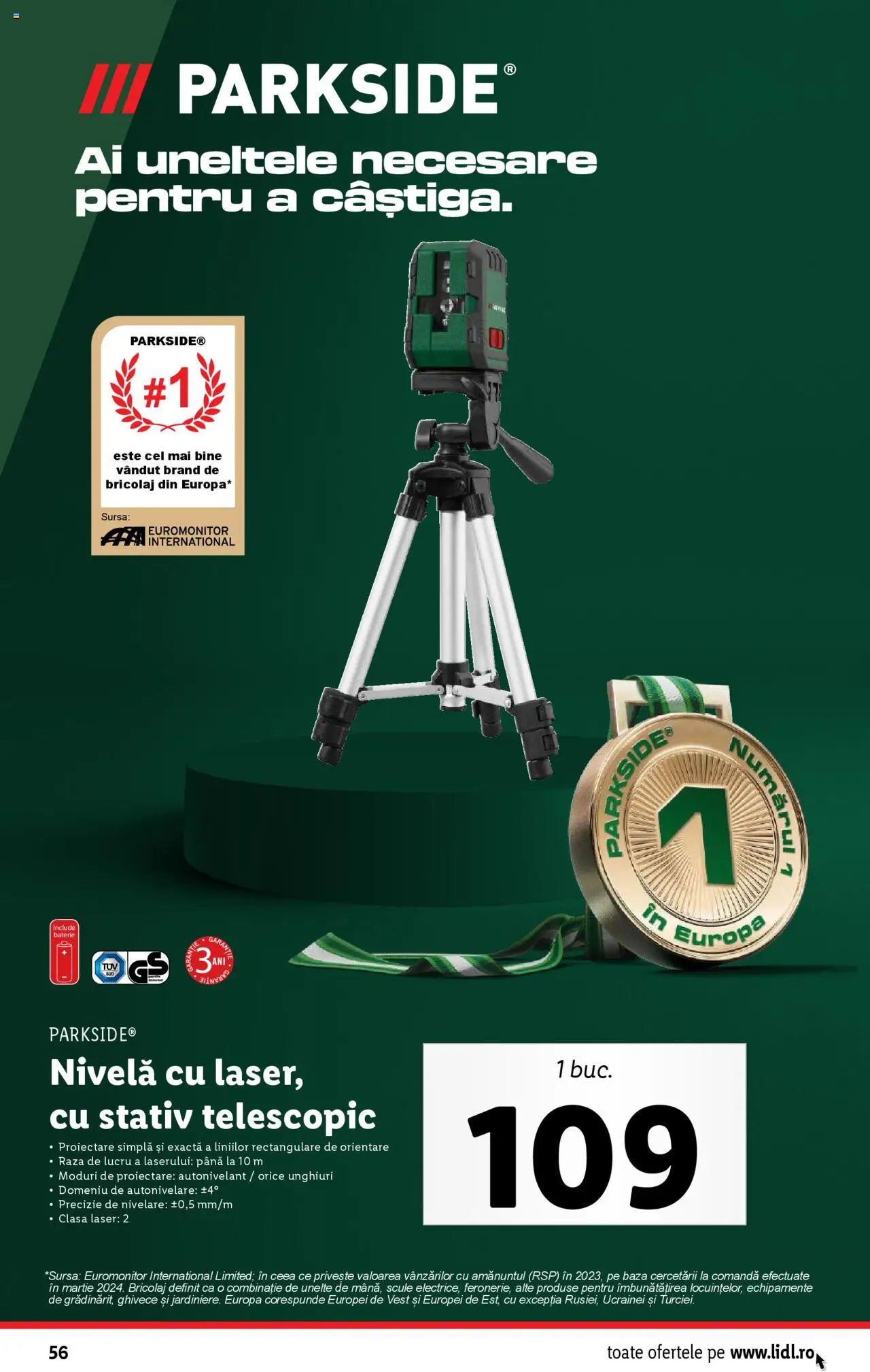 Catalog LIDL 17 - 23 Martie 2025 | Pagina 56 | Produse: Baterie