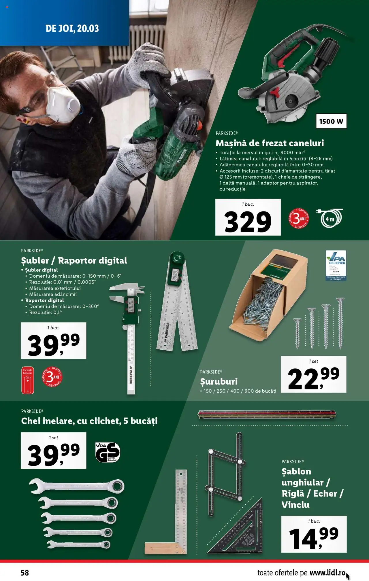 Catalog LIDL 17 - 23 Martie 2025 | Pagina 58 | Produse: Adaptor, Baterie