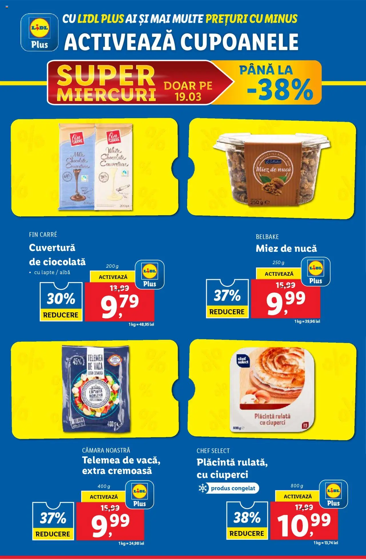 Catalog LIDL 17 - 23 Martie 2025 | Pagina 60 | Produse: Ciuperci, Plăcintă, Lapte, Ciocolată