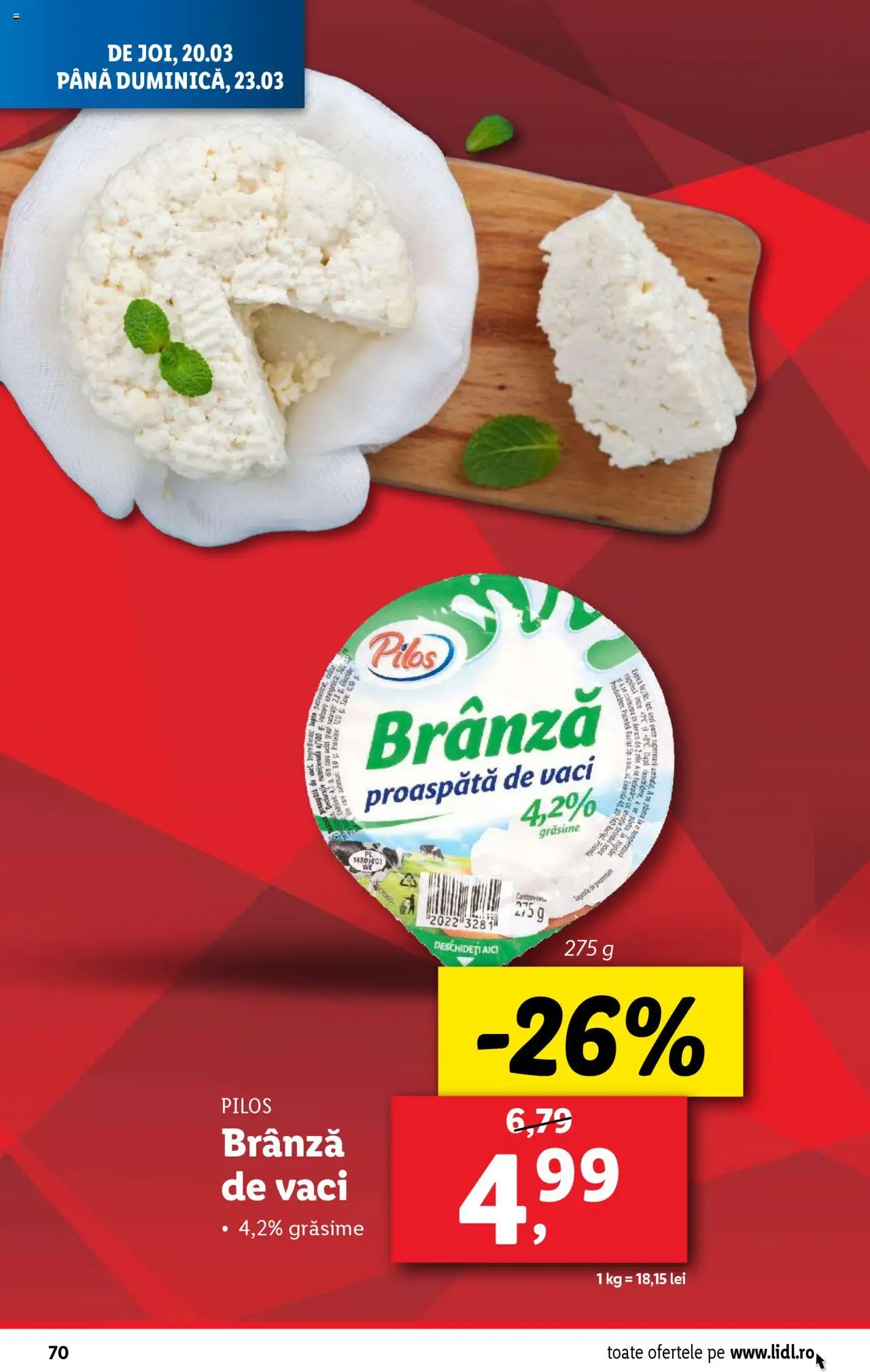 Catalog LIDL 17 - 23 Martie 2025 | Pagina 70 | Produse: Masaüstü kılıfı, Toplar, Lapte, Brânză