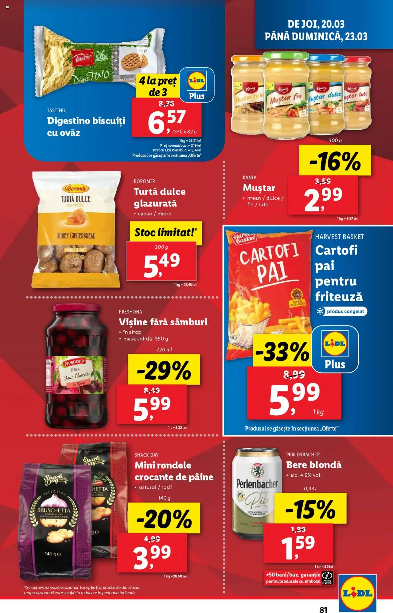 Catalog LIDL 17 - 23 Martie 2025 | Pagina 81 | Produse: Masă, Roșii, Cartofi, Turtă dulce