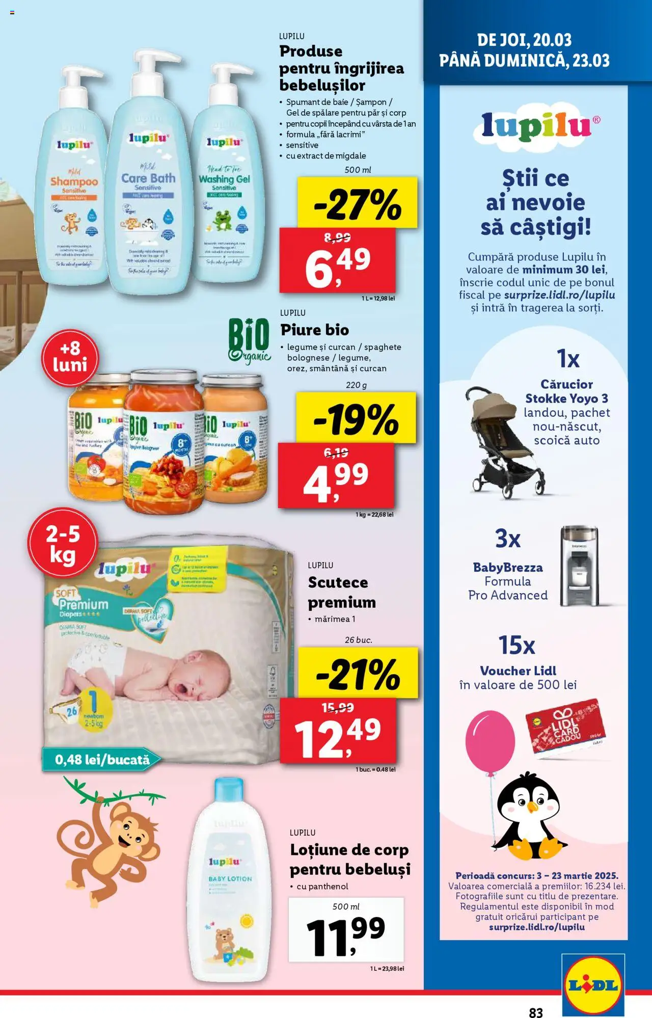 Catalog LIDL 17 - 23 Martie 2025 | Pagina 83 | Produse: Migdale, Scutece, Legume, Spumant de baie