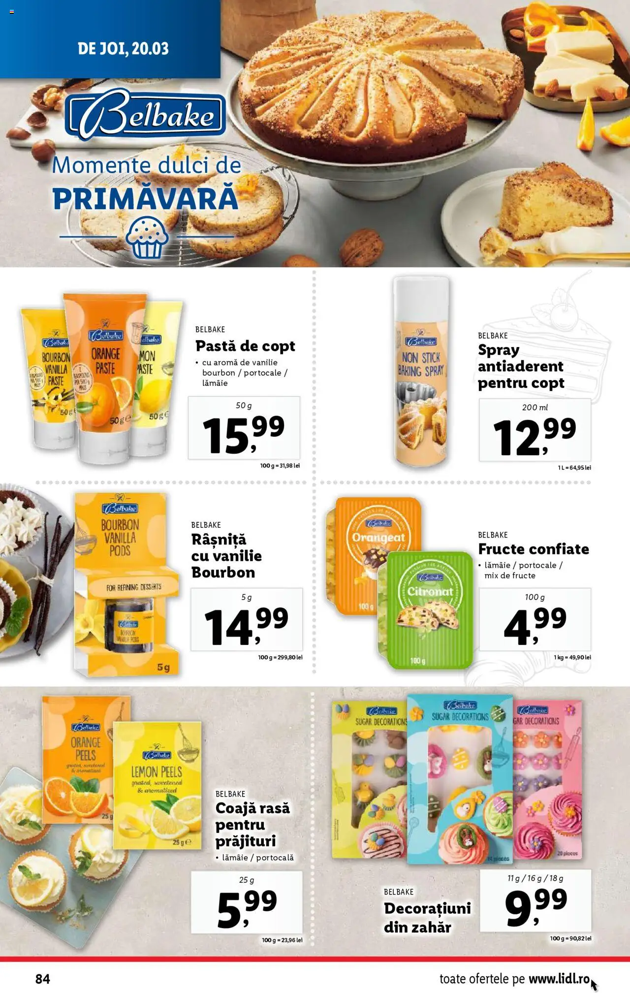 Catalog LIDL 17 - 23 Martie 2025 | Pagina 84 | Produse: Bourbon, Fructe, Zahăr, Lămâie