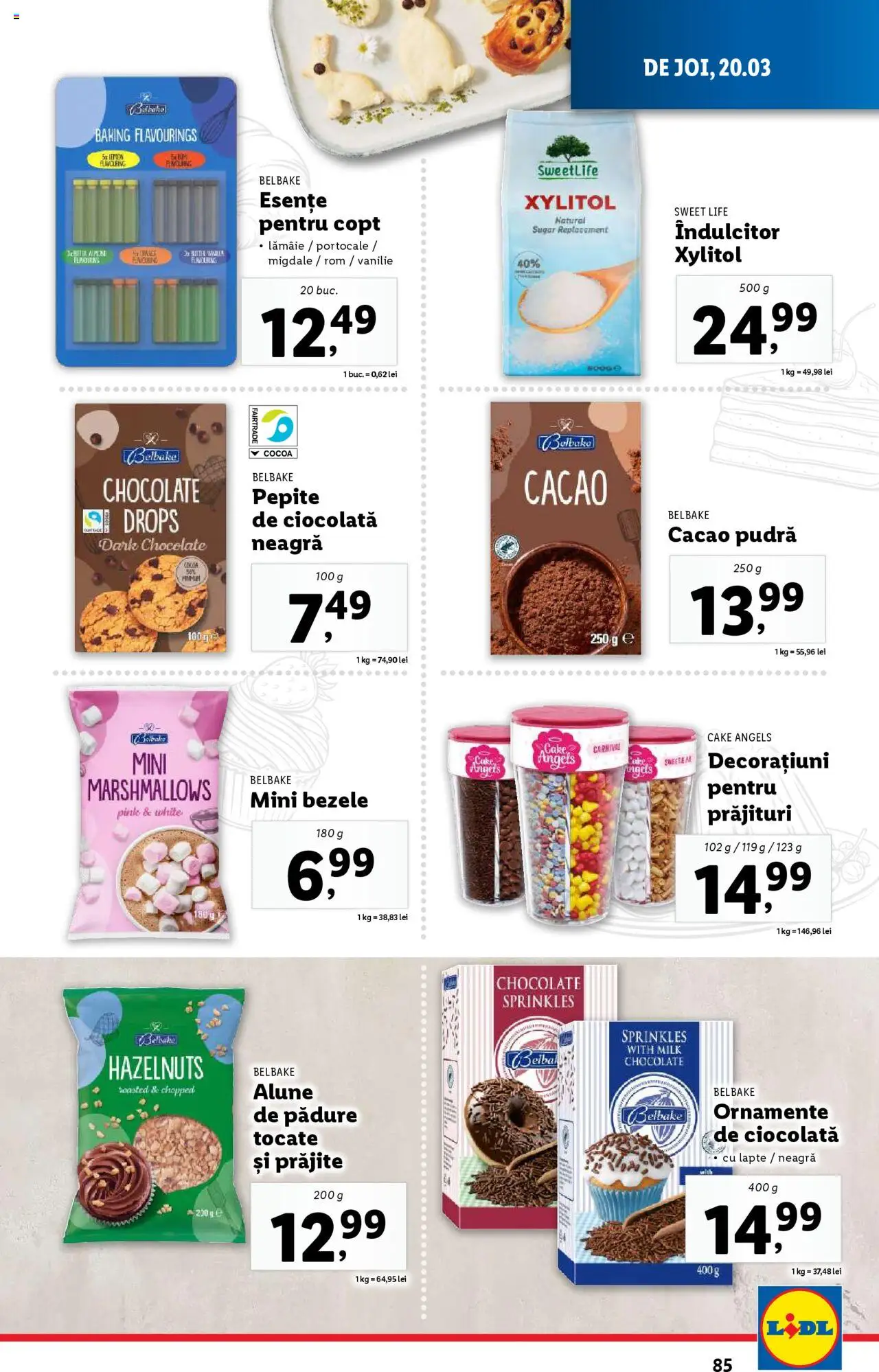 Catalog LIDL 17 - 23 Martie 2025 | Pagina 85 | Produse: Lapte, Rom, Cacao, Lămâie