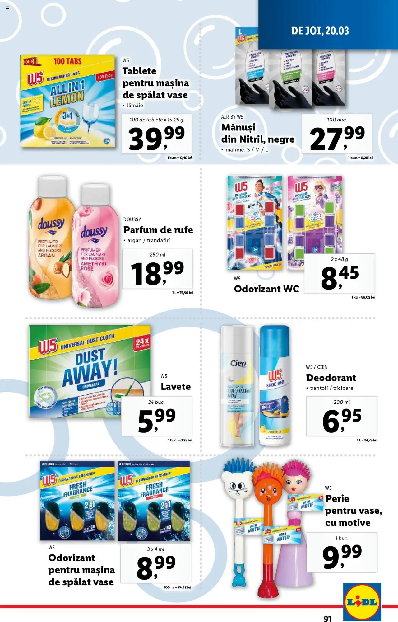 Catalog LIDL 17 - 23 Martie 2025 | Pagina 91 | Produse: Mănuși, Mașină De Spălat, Parfum, Deodorant