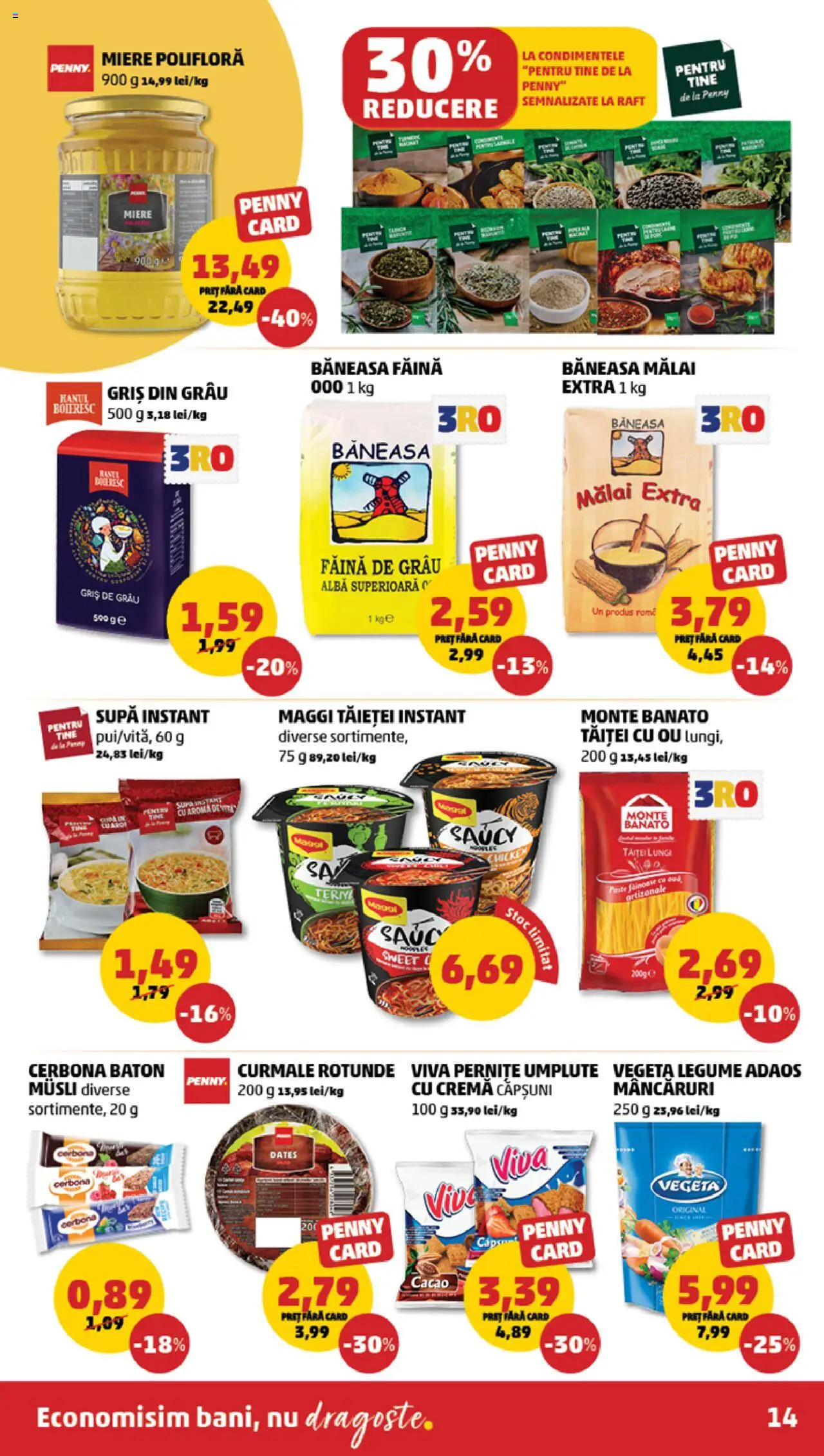 Catalog PENNY Market 12 - 18 Martie 2025 | Pagina 14 | Produse: Pară, Raft, Miere polifloră, Cacao