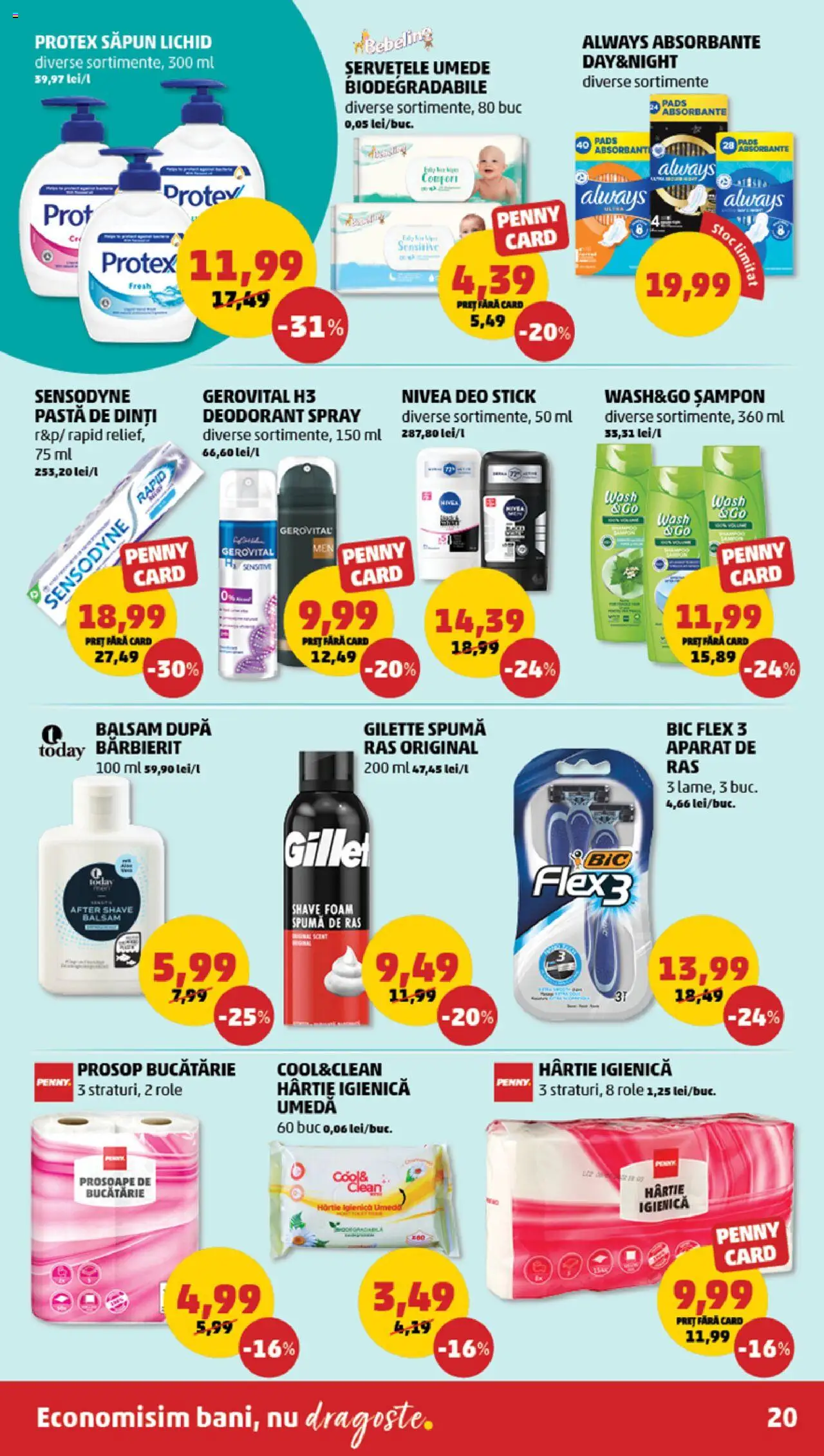 Catalog PENNY Market 12 - 18 Martie 2025 | Pagina 20 | Produse: After shave, Bucătărie, Șampon, Pastă de dinți
