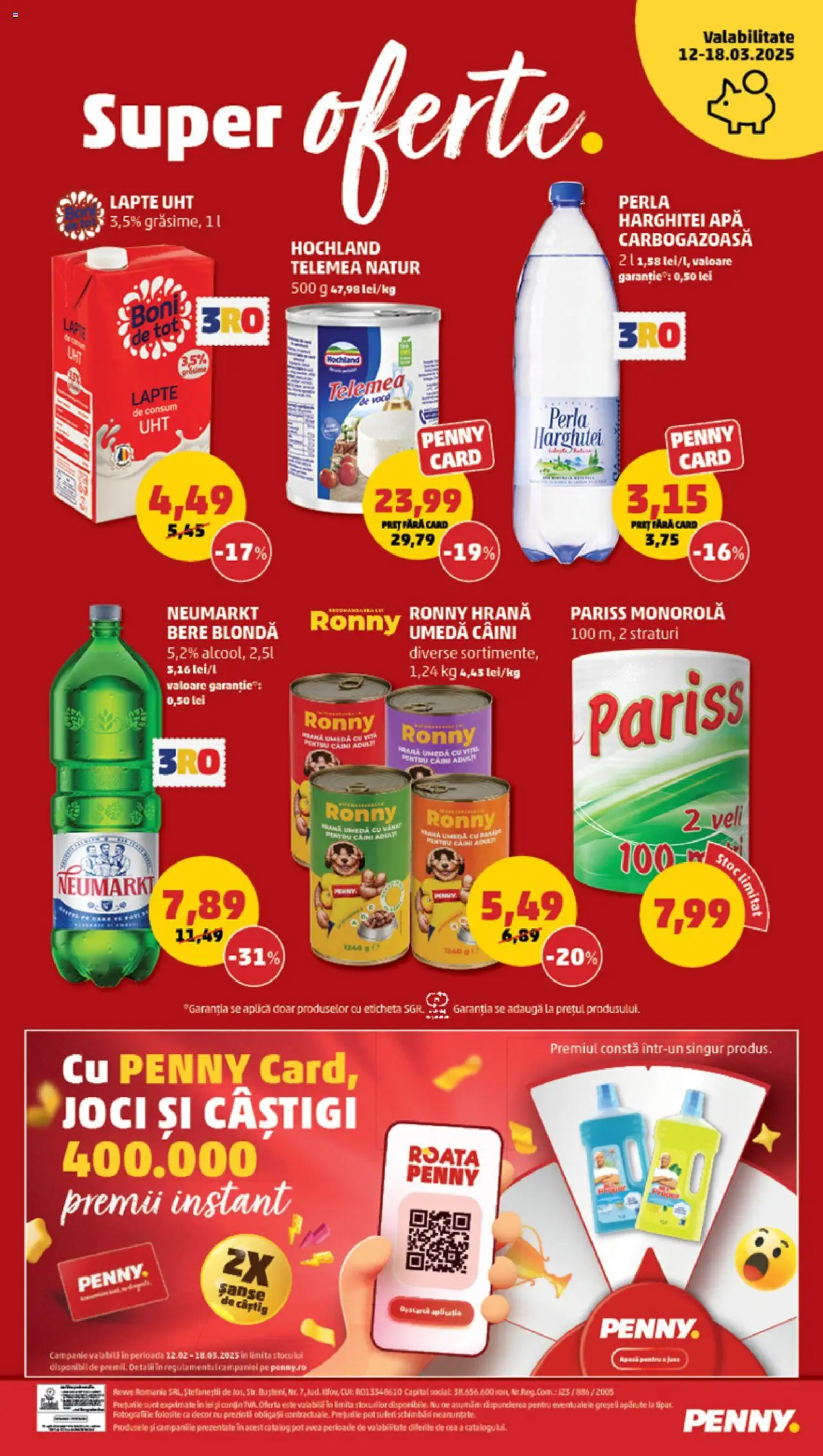 Catalog PENNY Market 12 - 18 Martie 2025 | Pagina 24 | Produse: Lapte, Bere, Apă