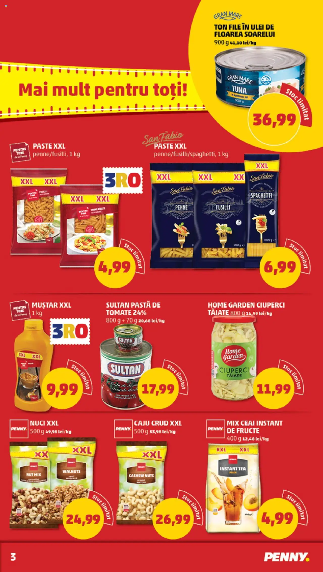 Catalog PENNY Market 12 - 18 Martie 2025 | Pagina 3 | Produse: Muștar, Paste, Fructe, Bant